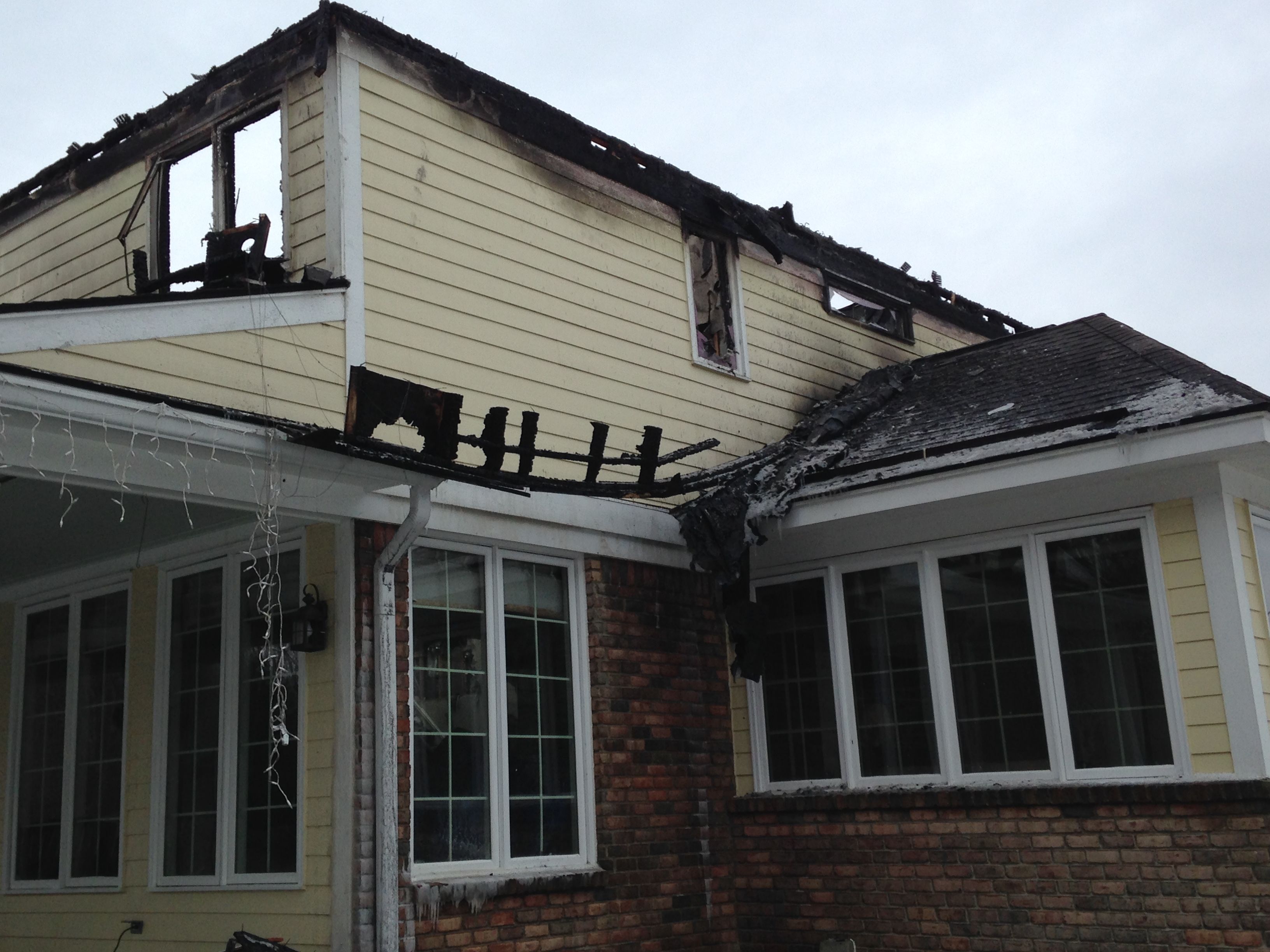 house fire damage