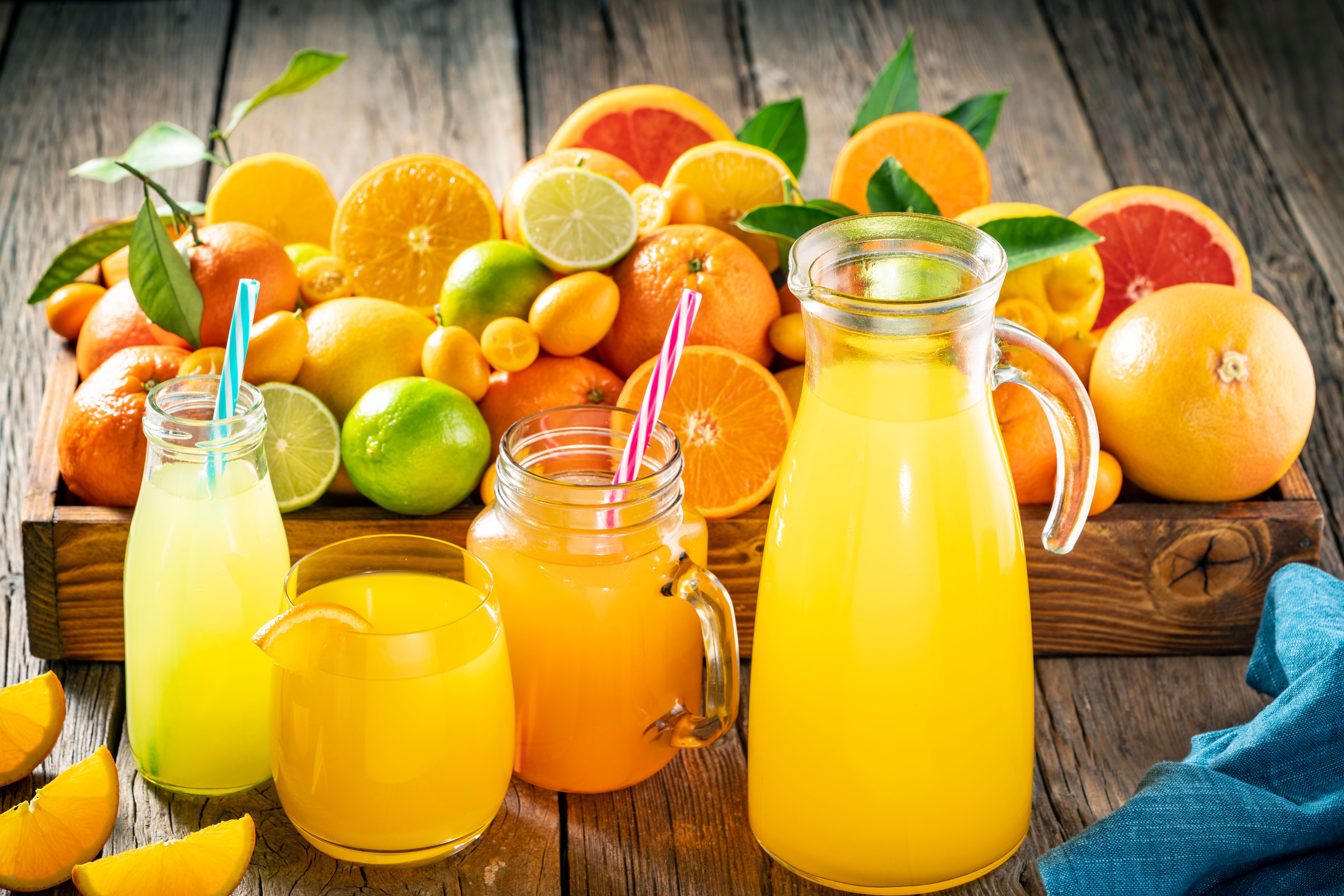 fresh citrus juice