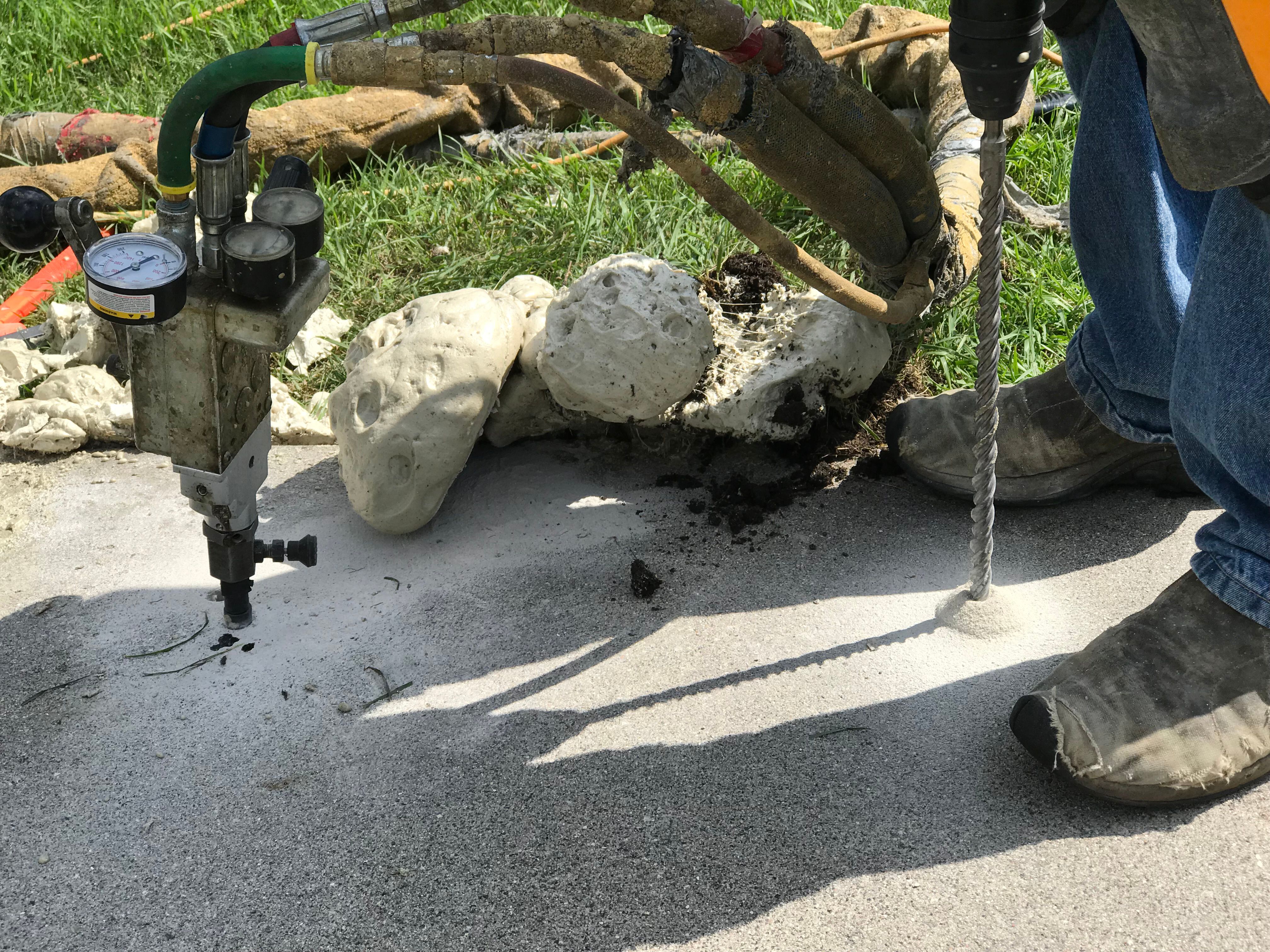 concrete injection