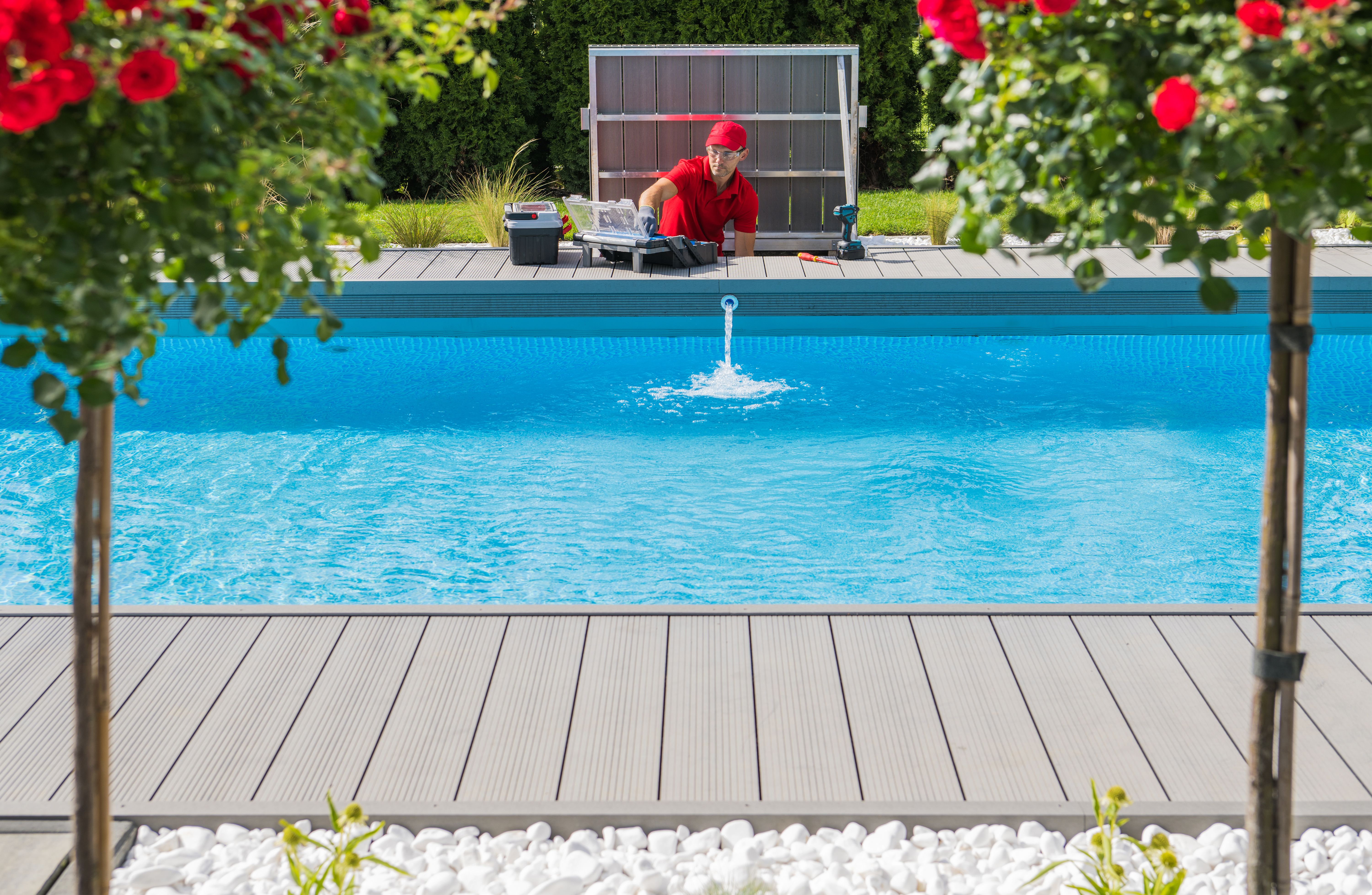 outdoor pool maintenance