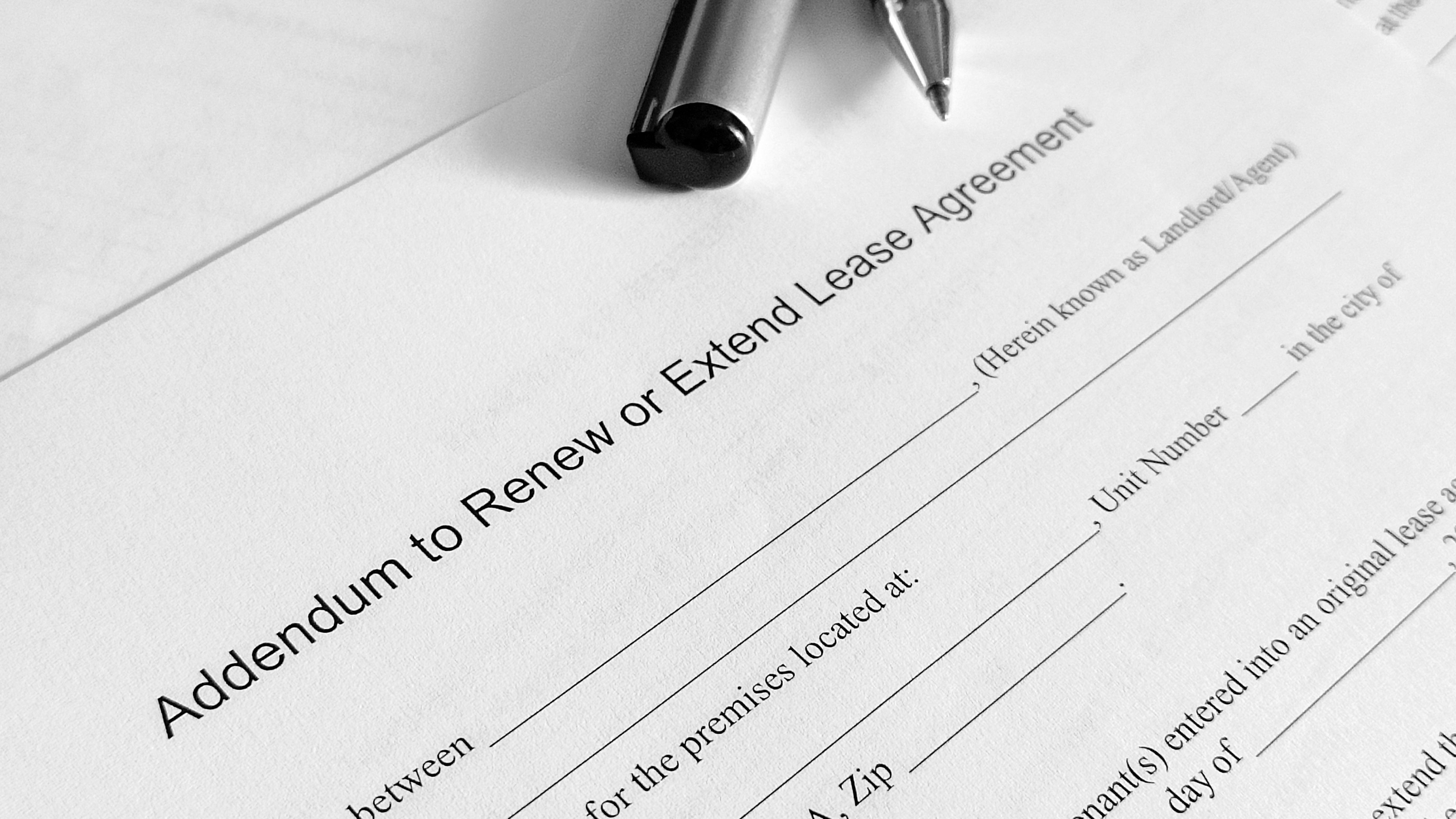 lease extension process