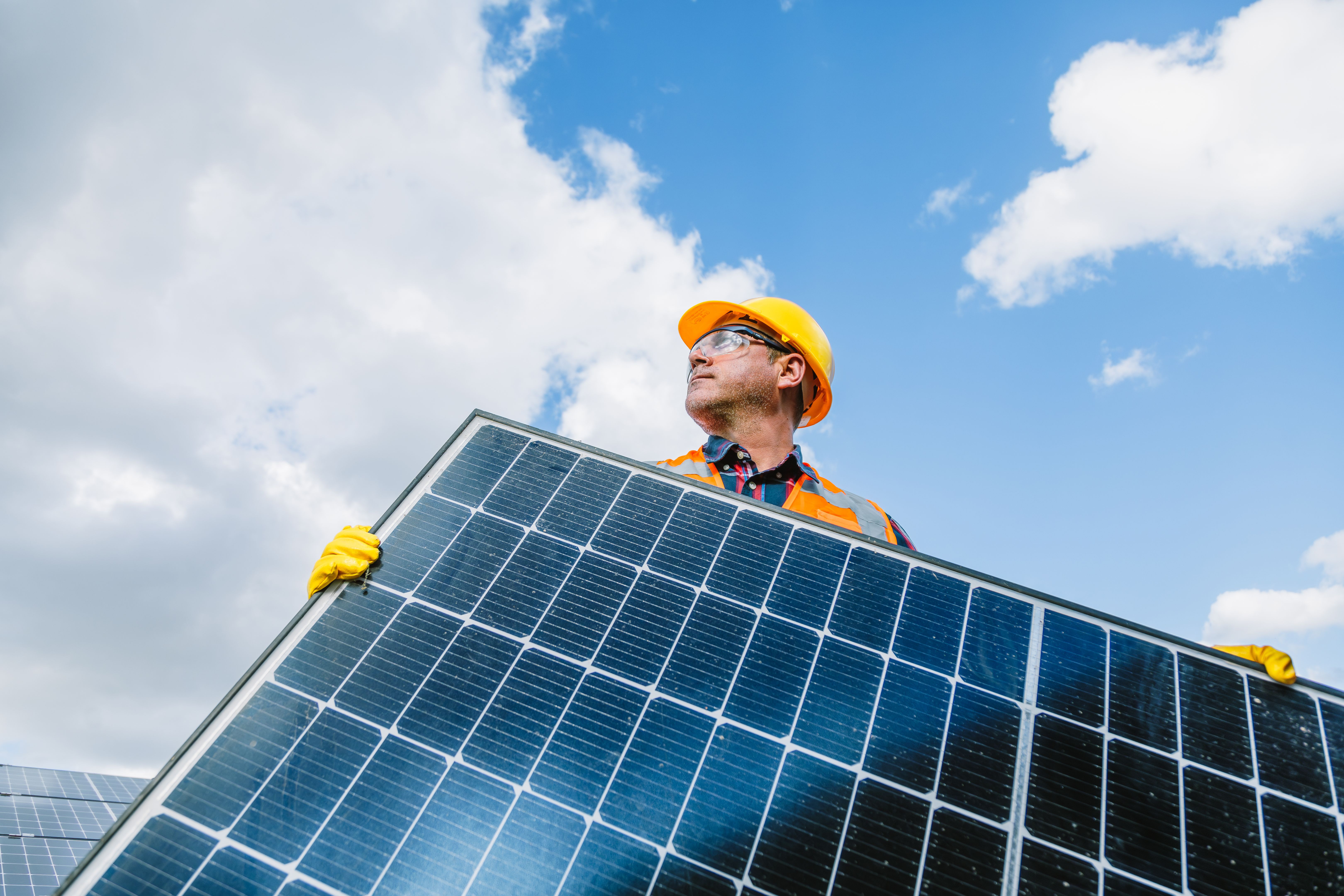 solar installation team