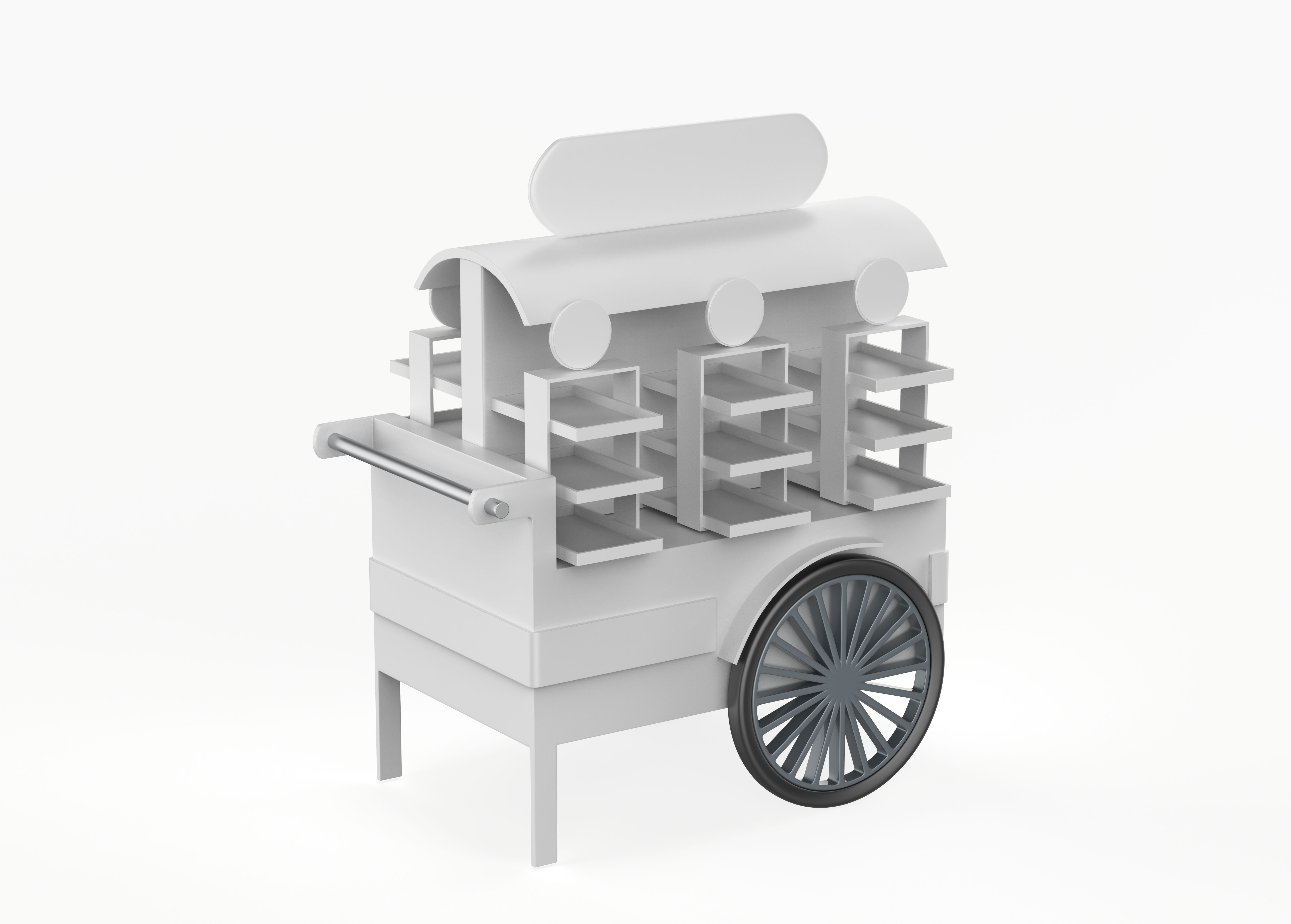 wheeled food cabinet