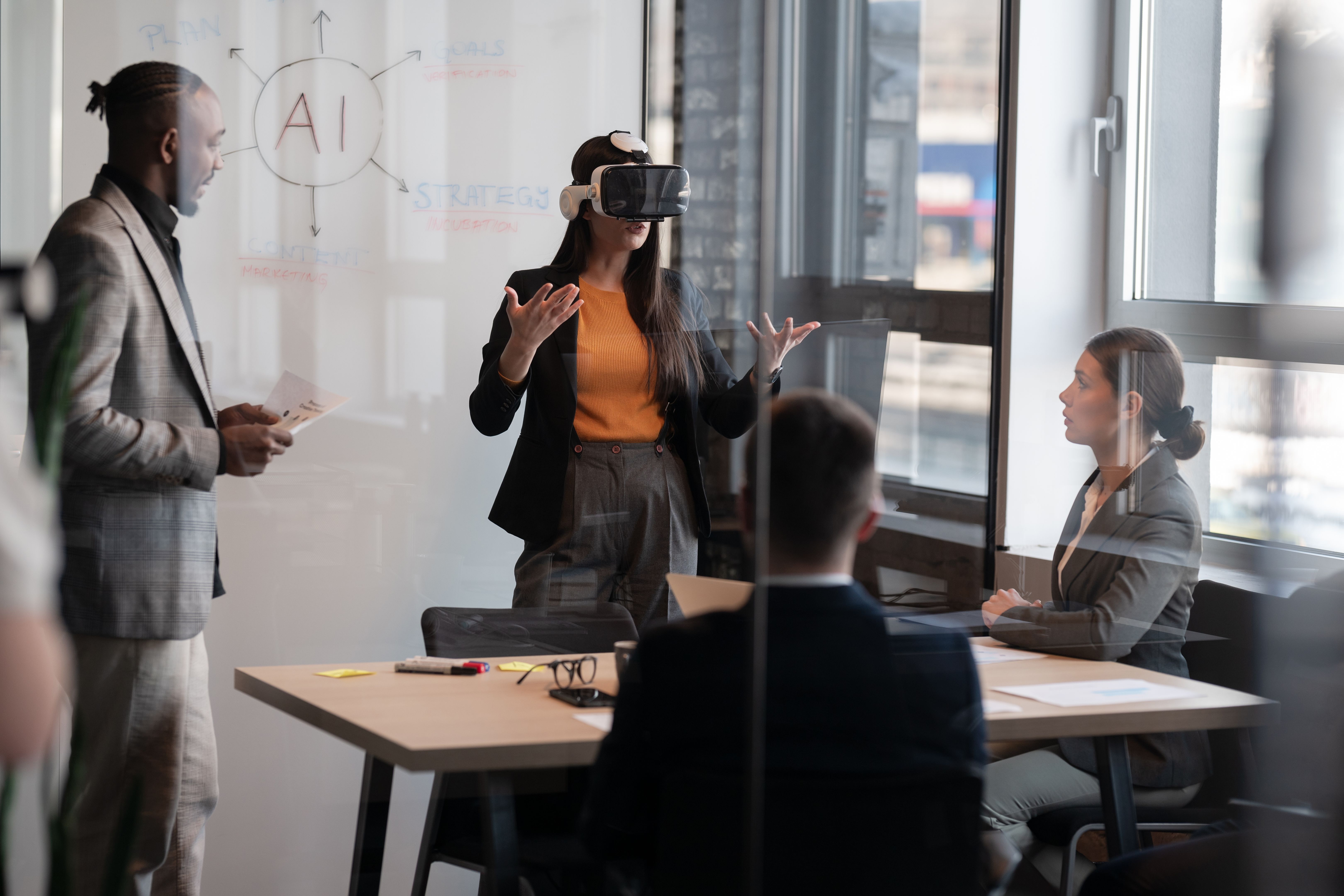 virtual reality presentation