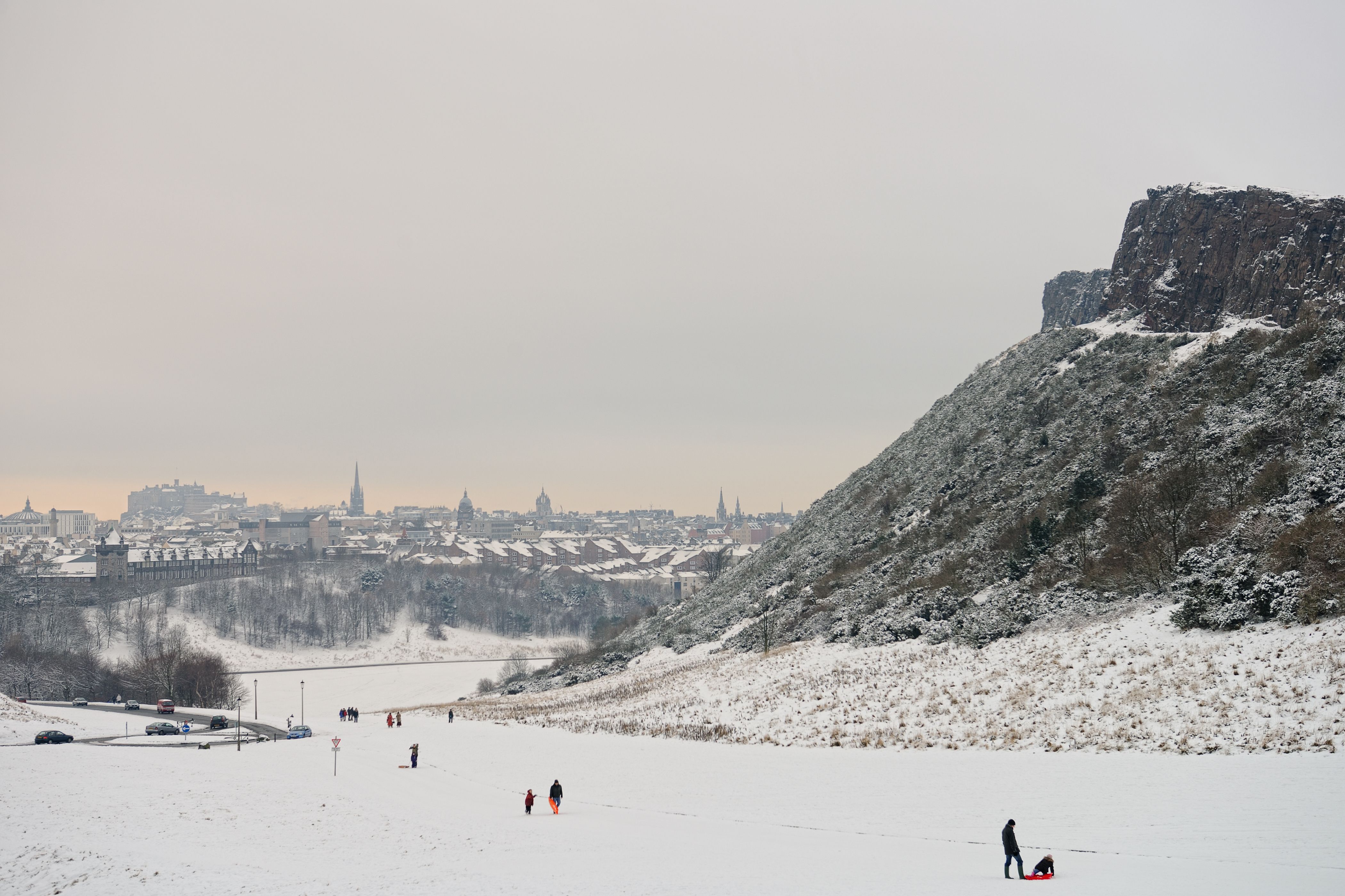 arthur seat winter