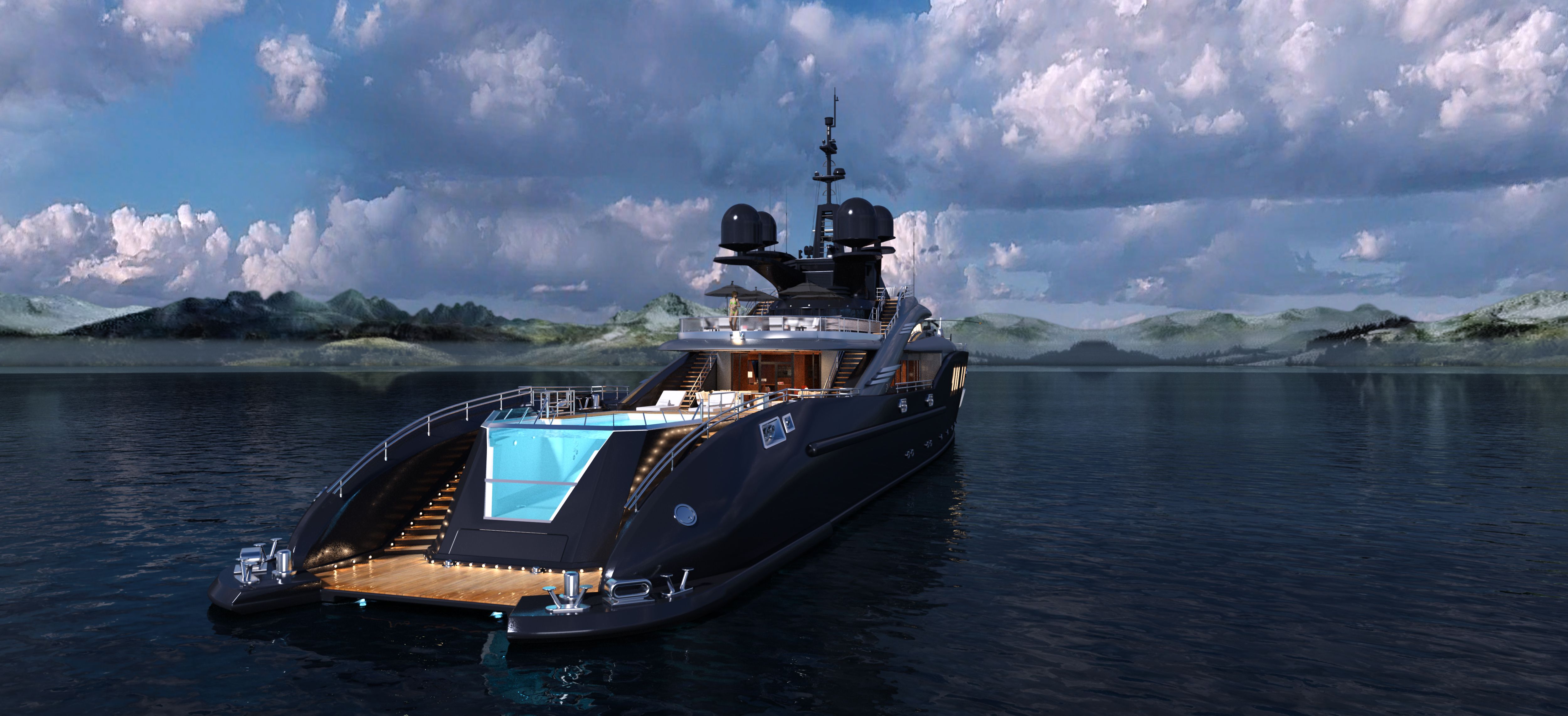 sustainable luxury boat