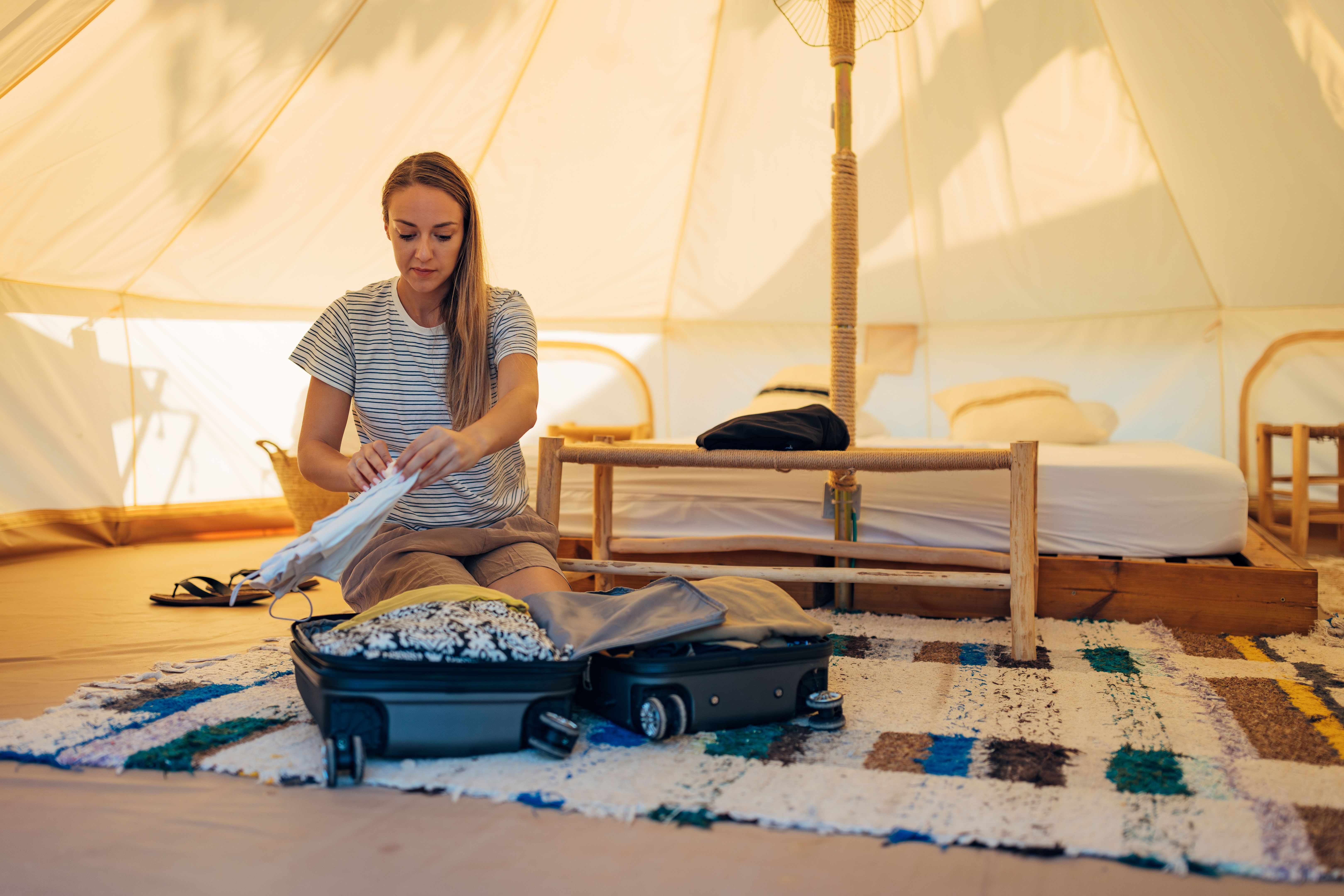 packing for glamping