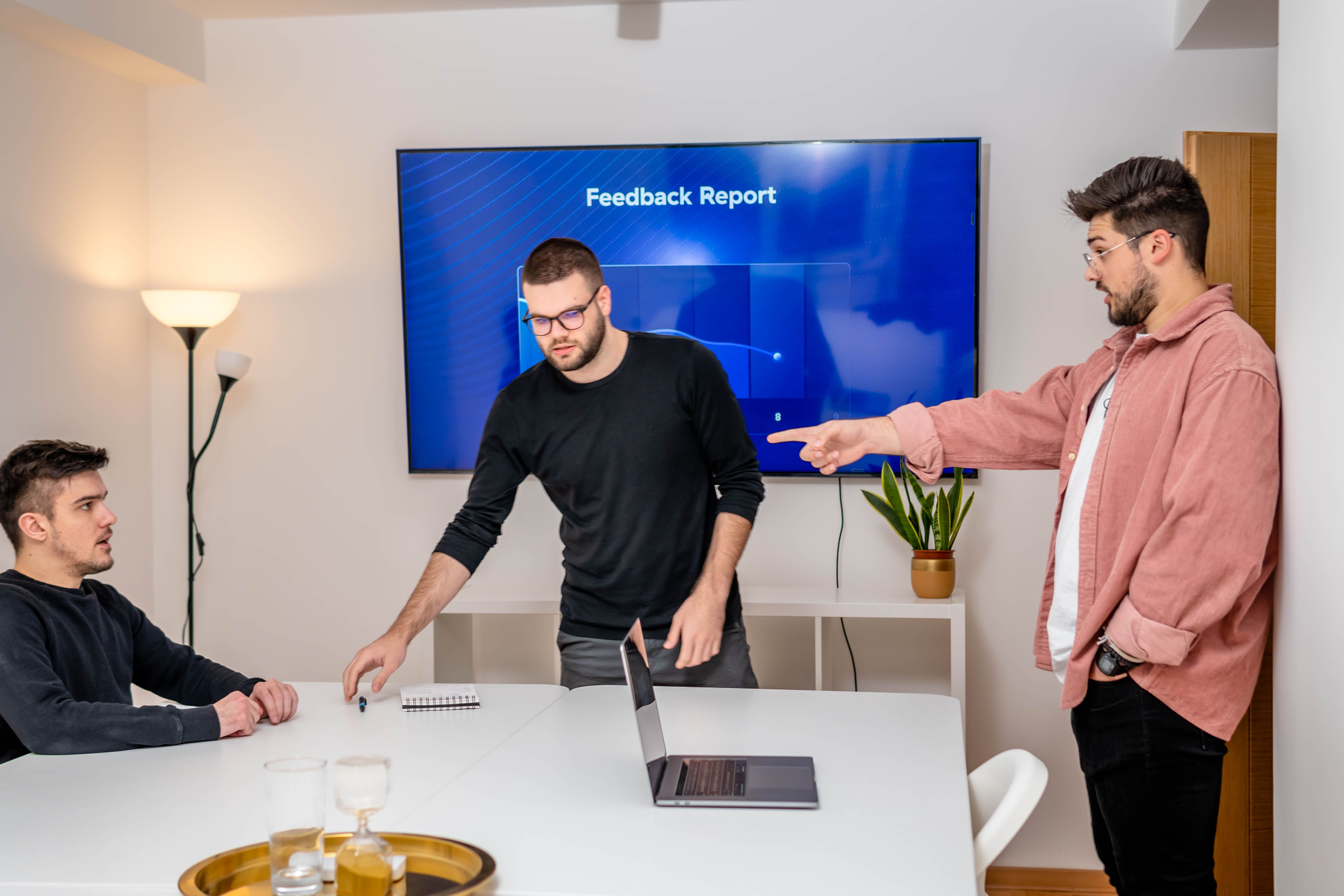 team feedback session