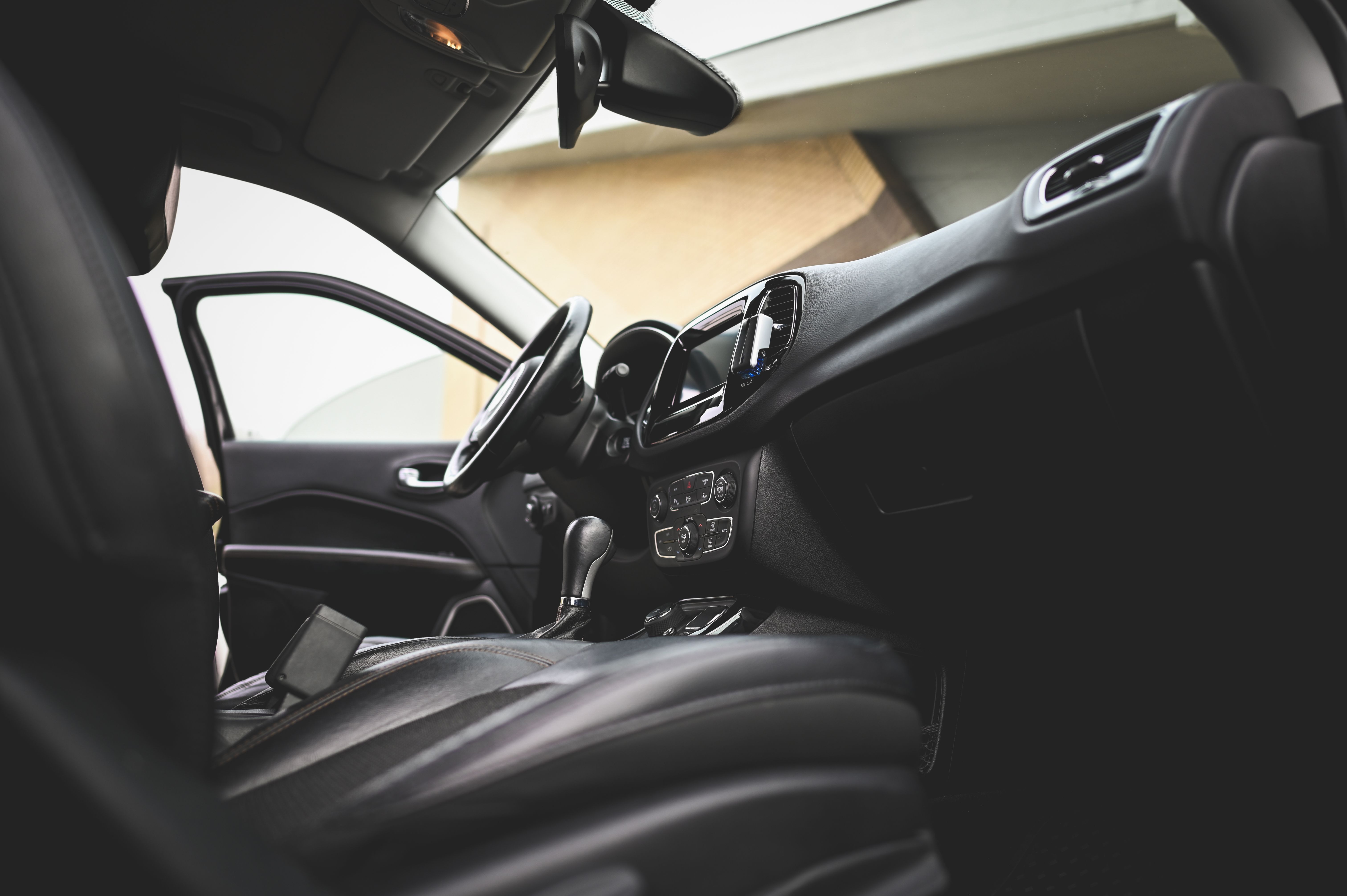 luxury car interior