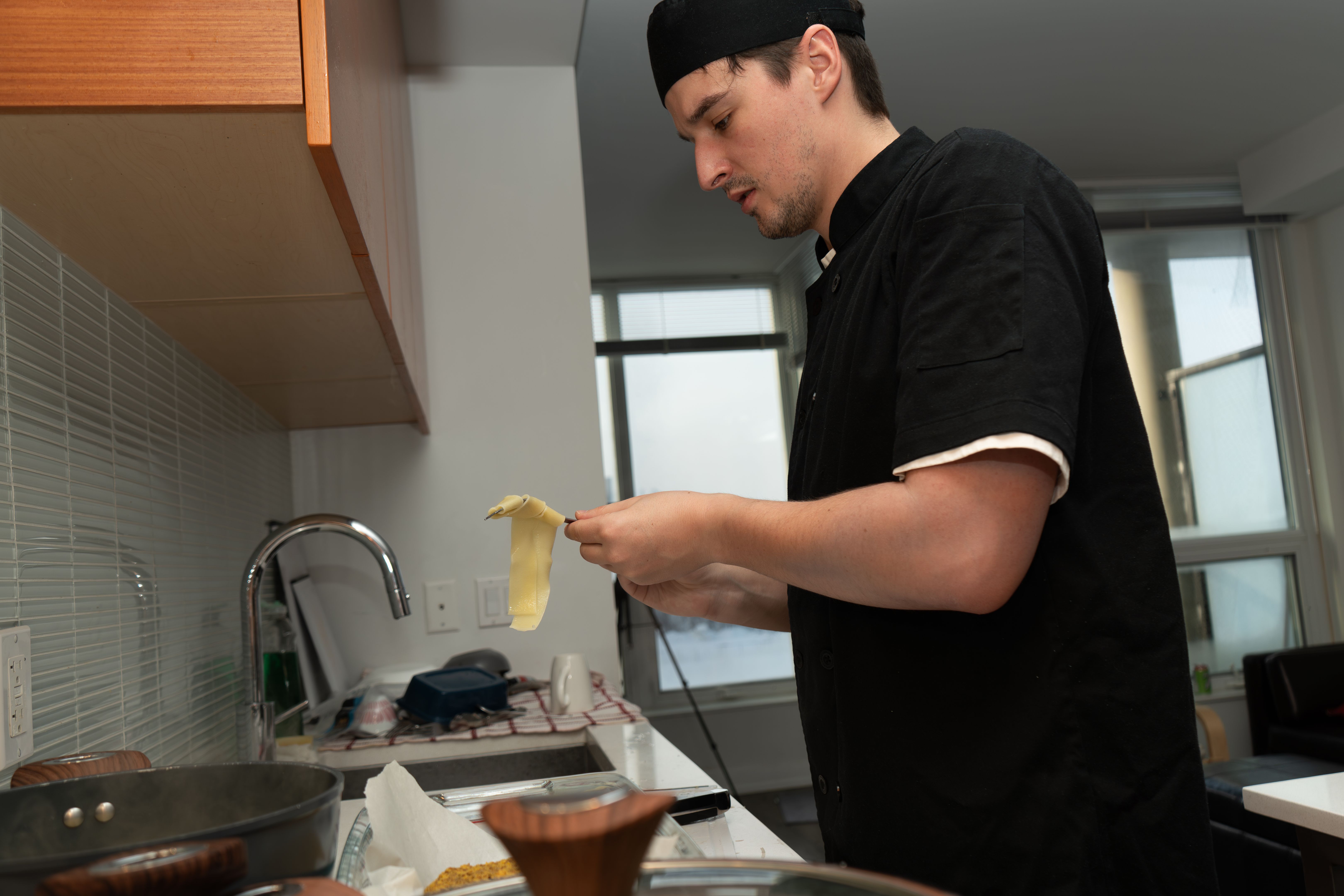 cooking fresh pasta