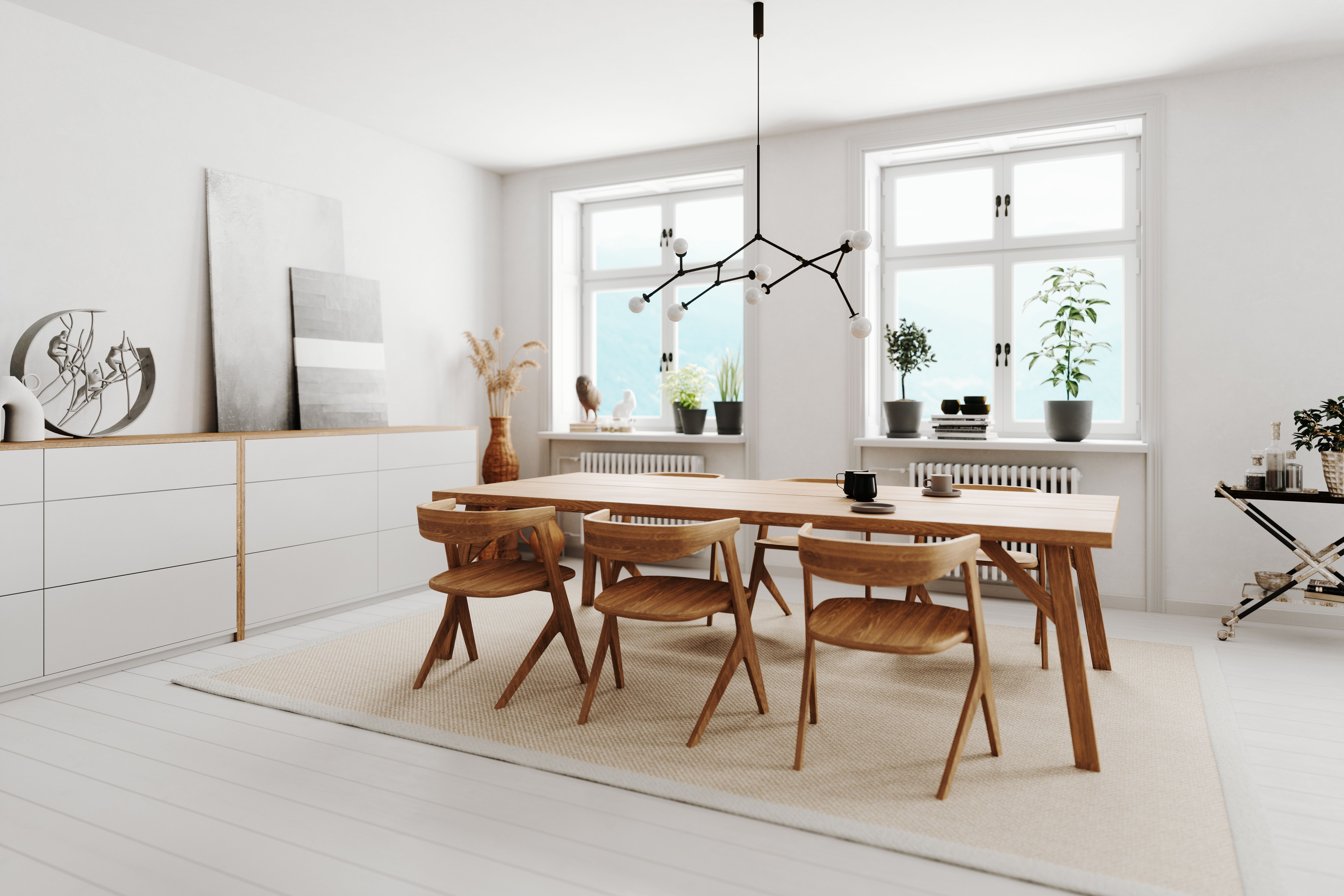 scandinavian dining chair