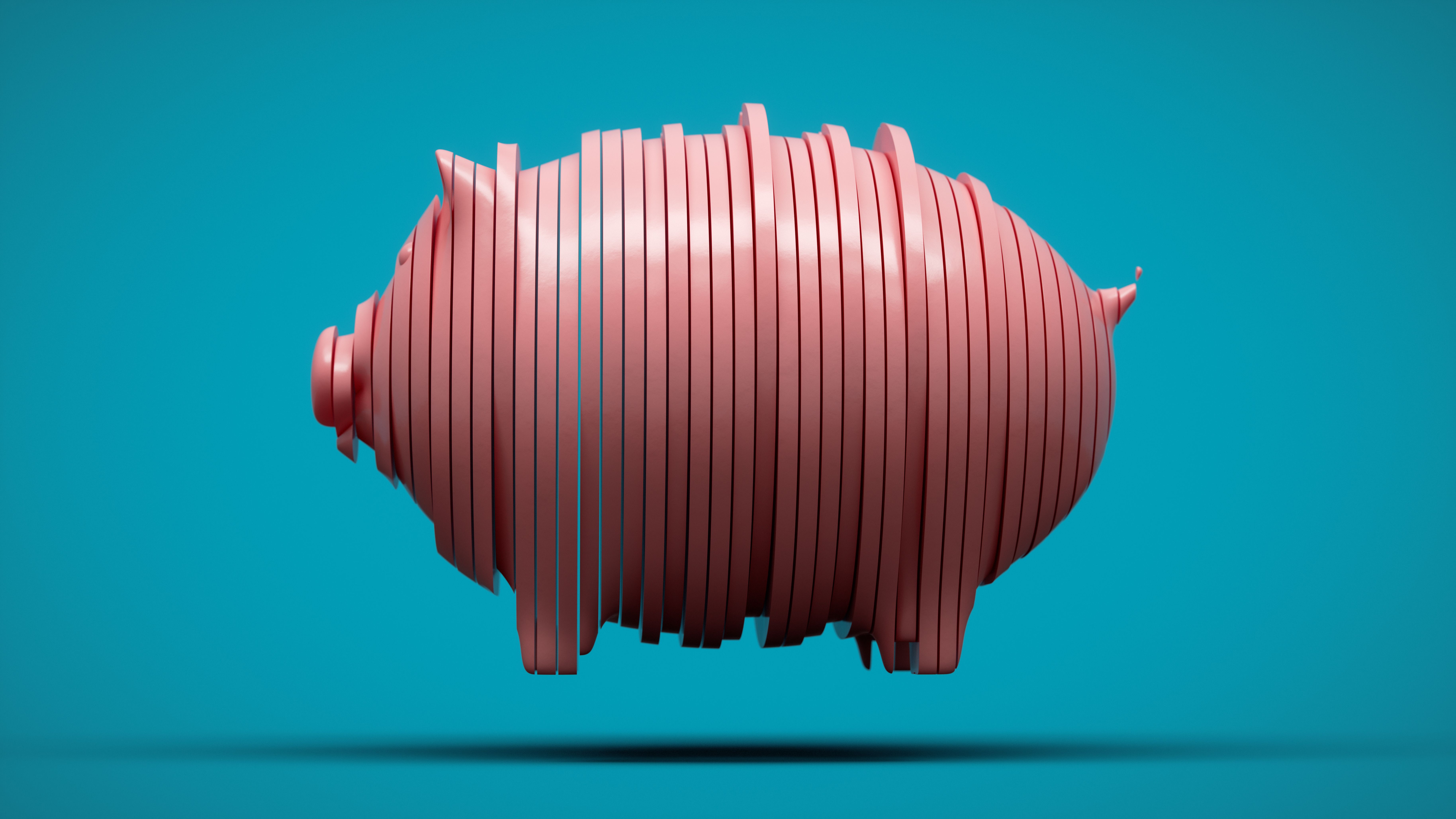 Abstract Layered Piggy Bank For Financial and Economic Concepts Abstract Layered Piggy Bank For Financial and Economic Concepts