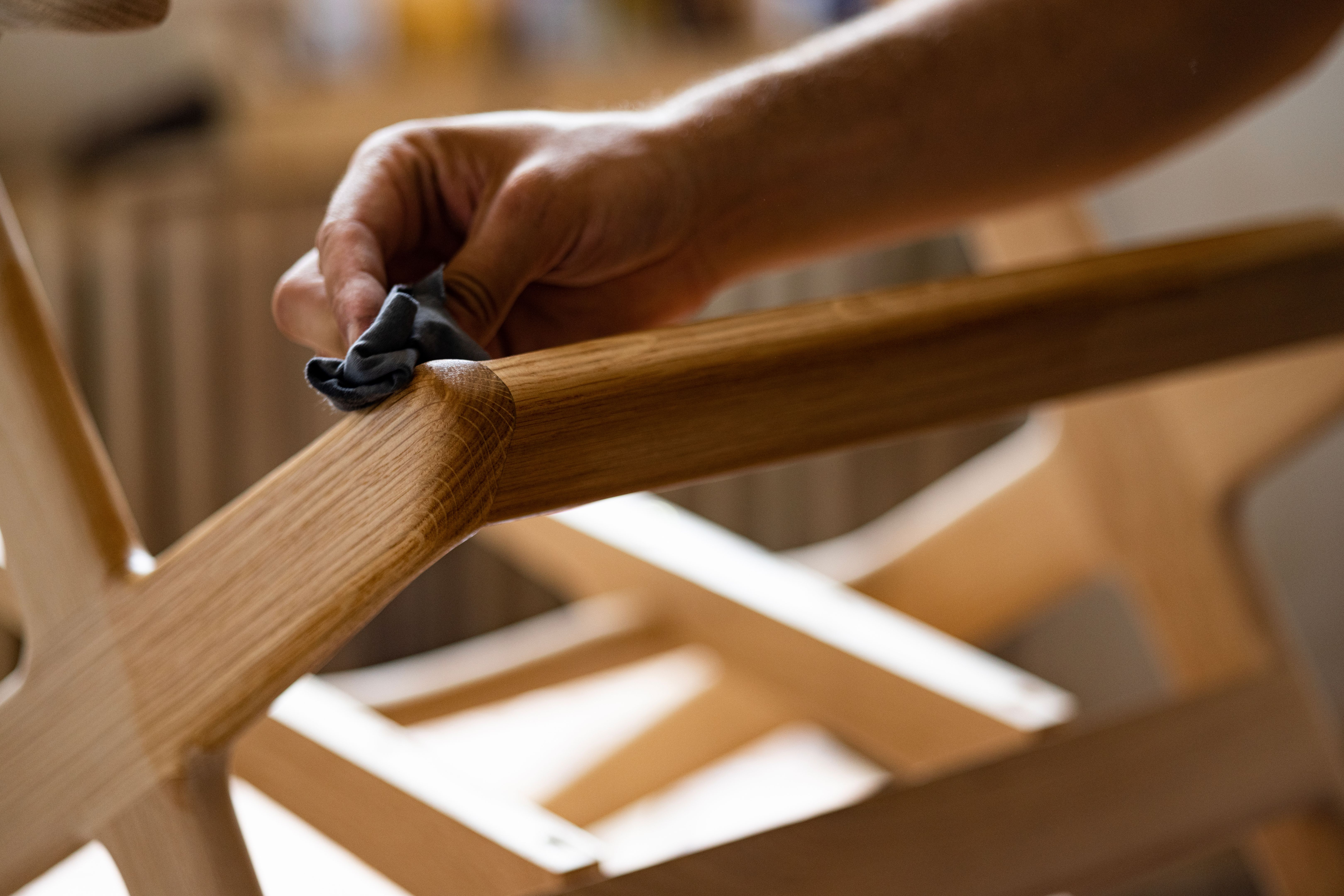 craftsman working wood