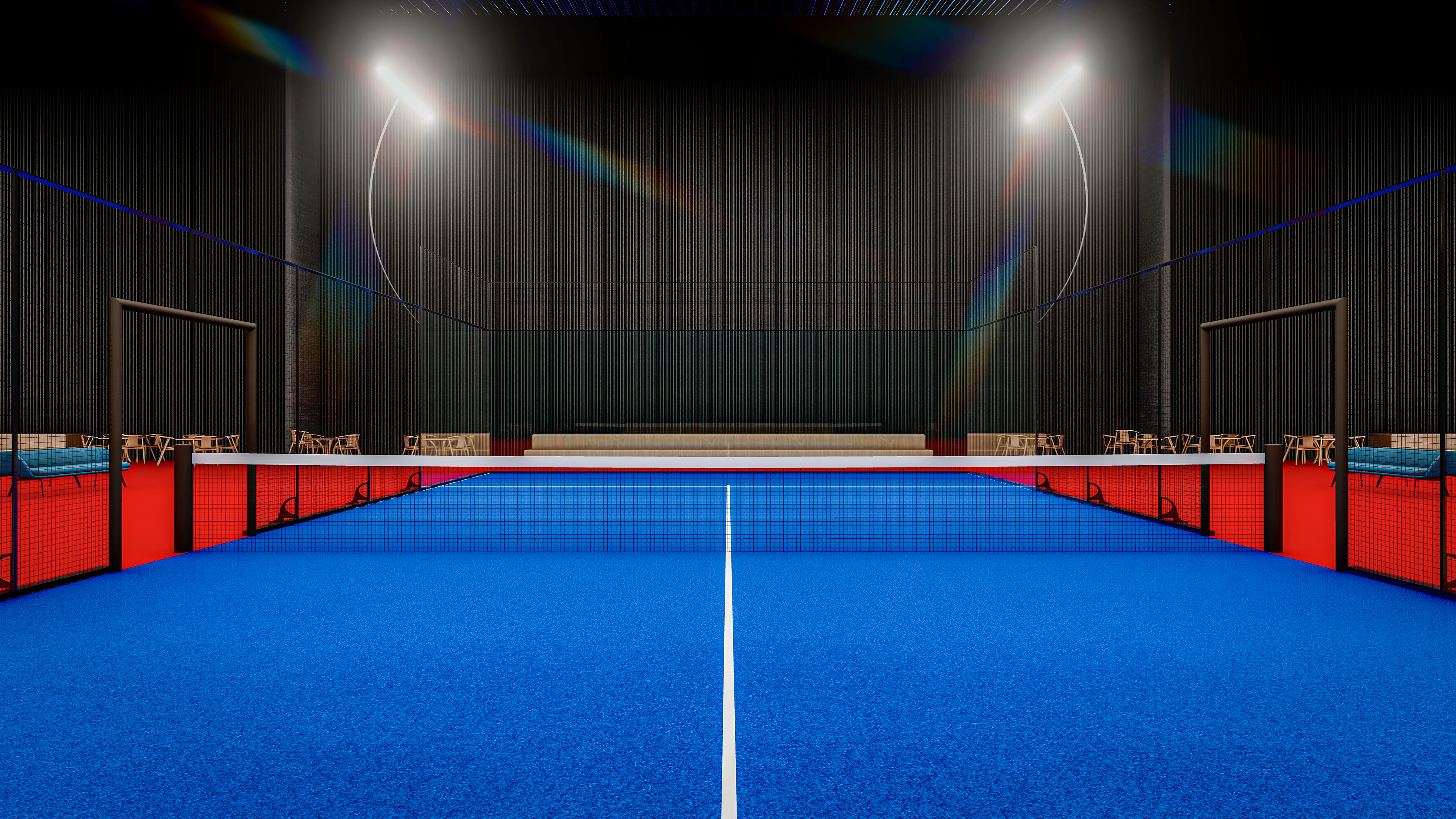 professional padel match