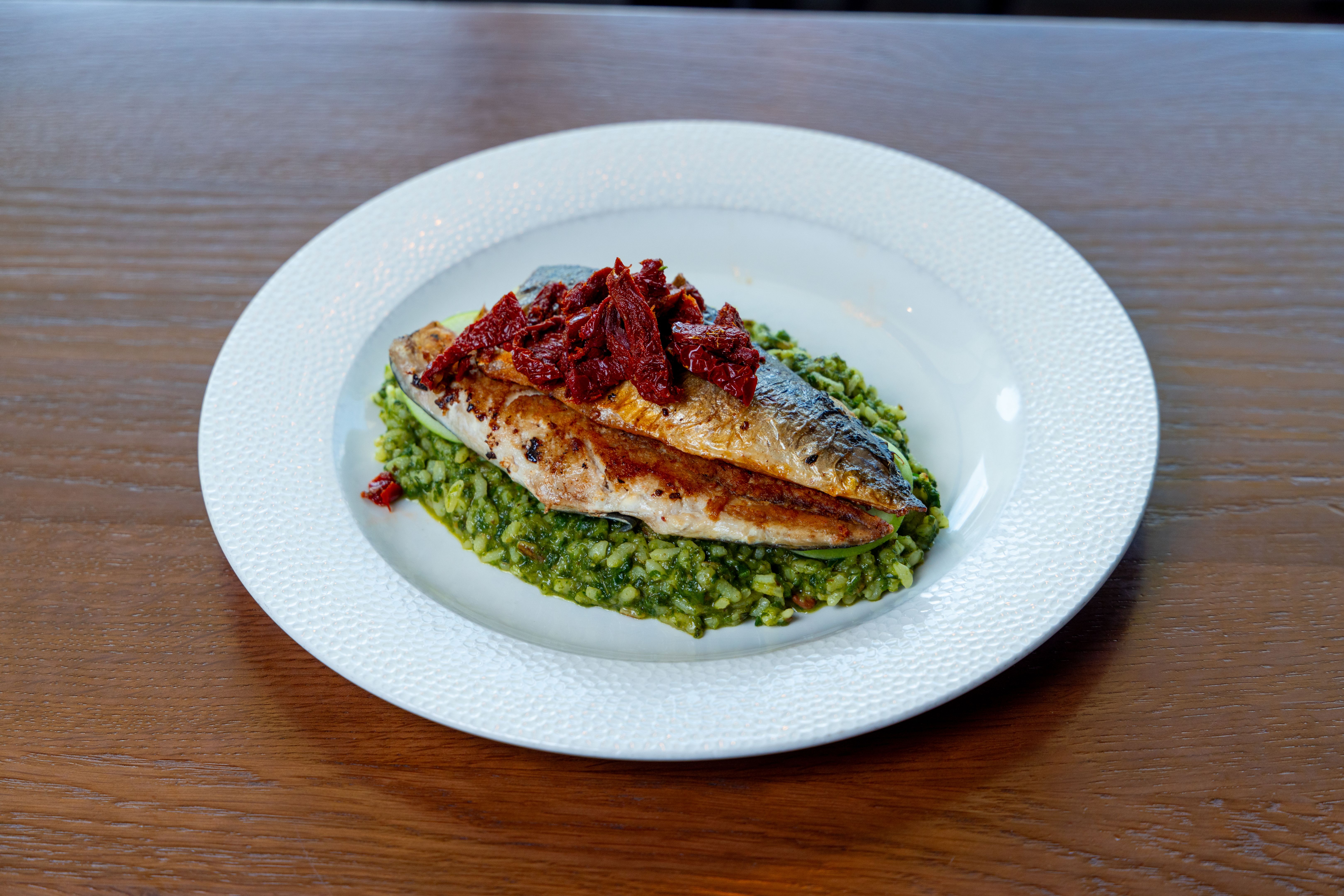 fish rice dish