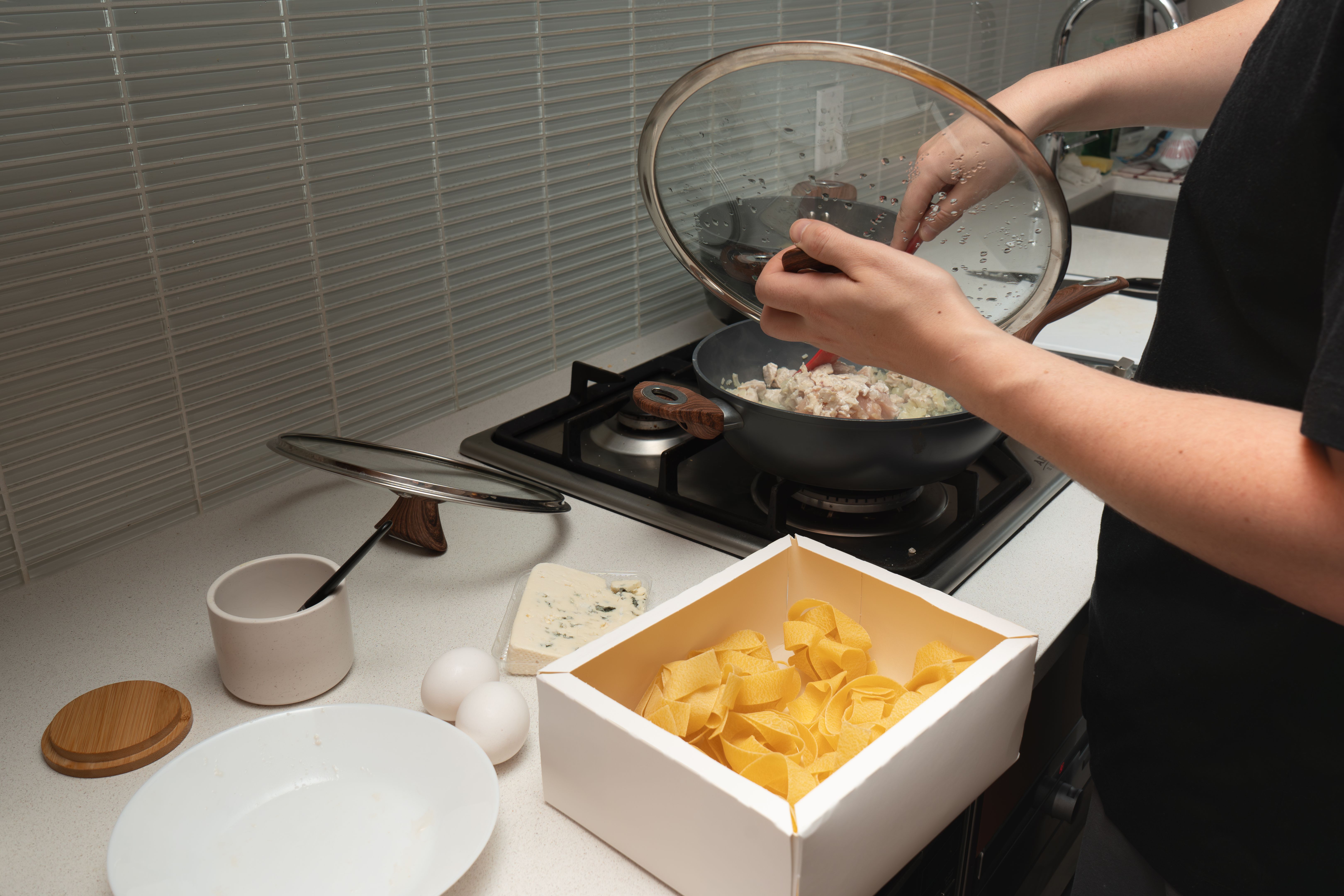 making pasta ingredients