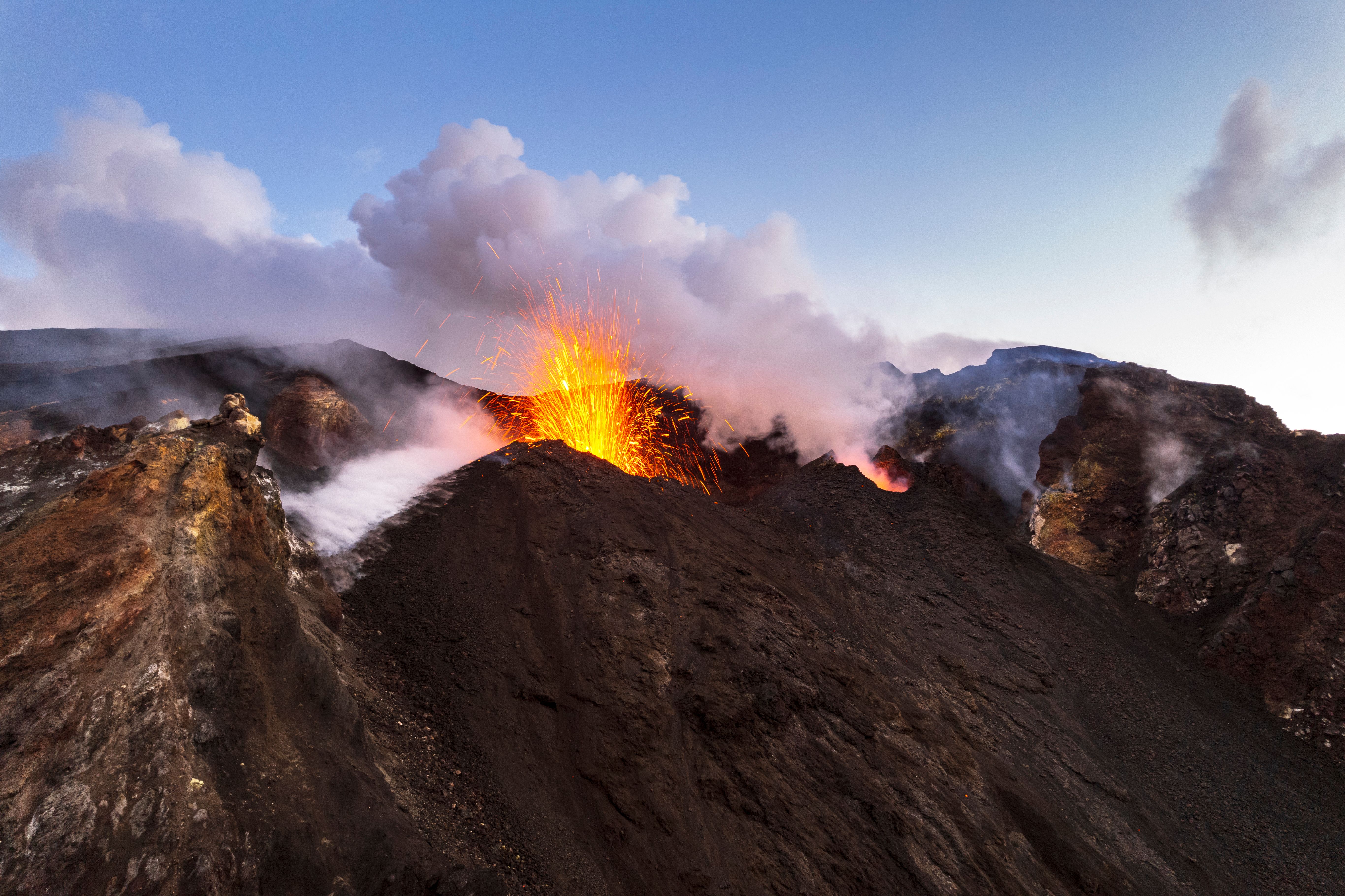 volcano eruption