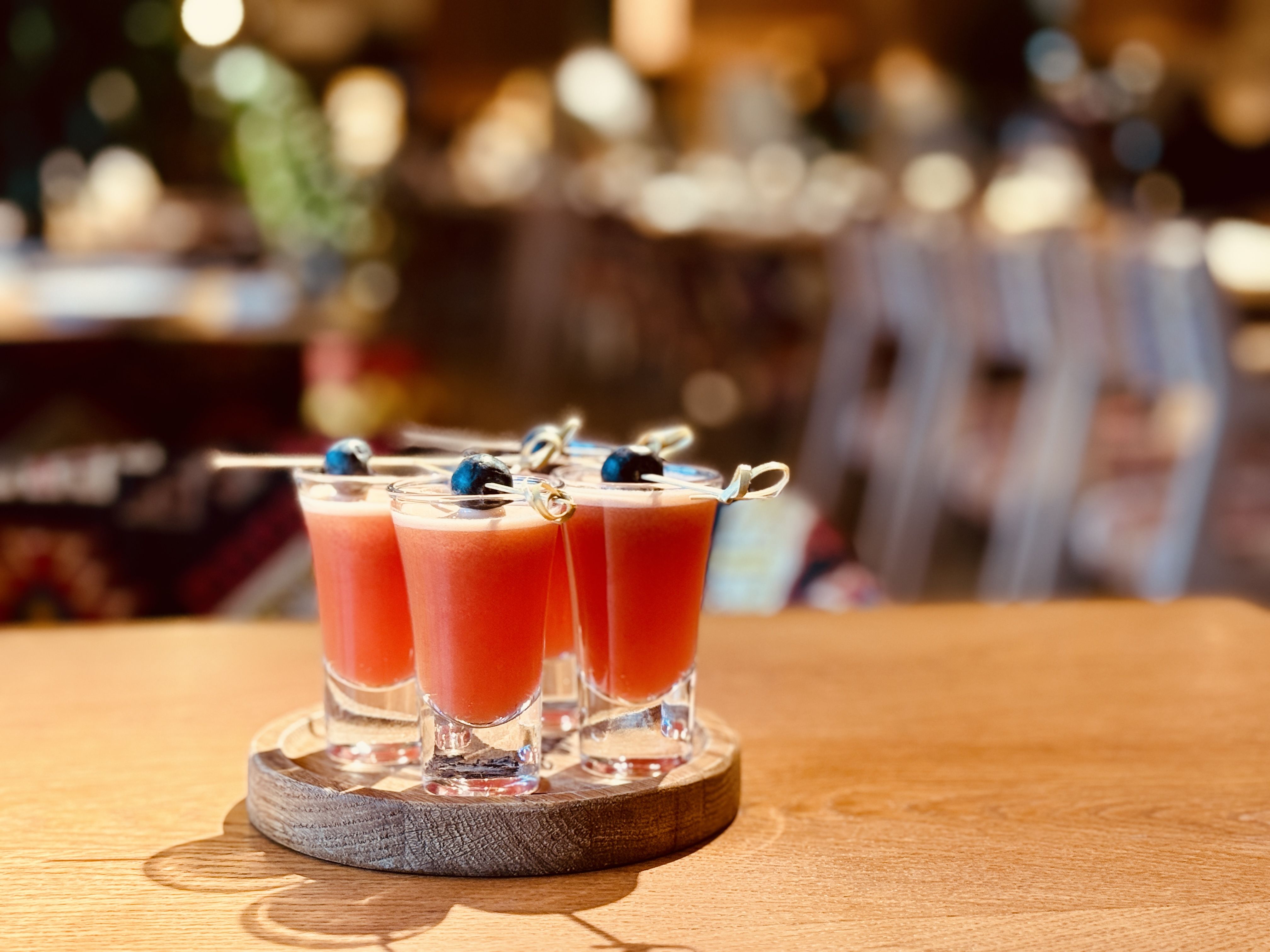 beautiful cocktail presentation