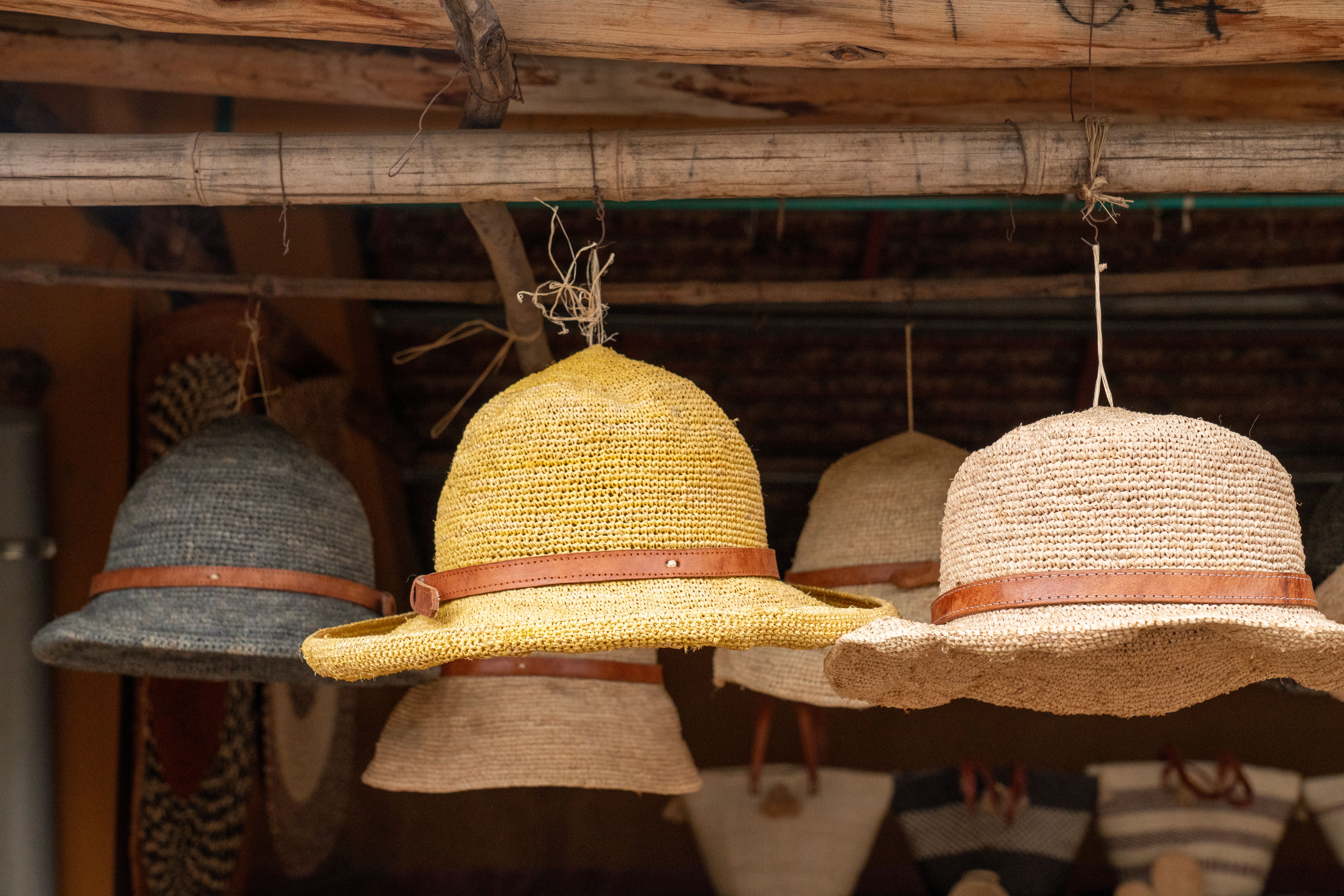 felt straw leather hats