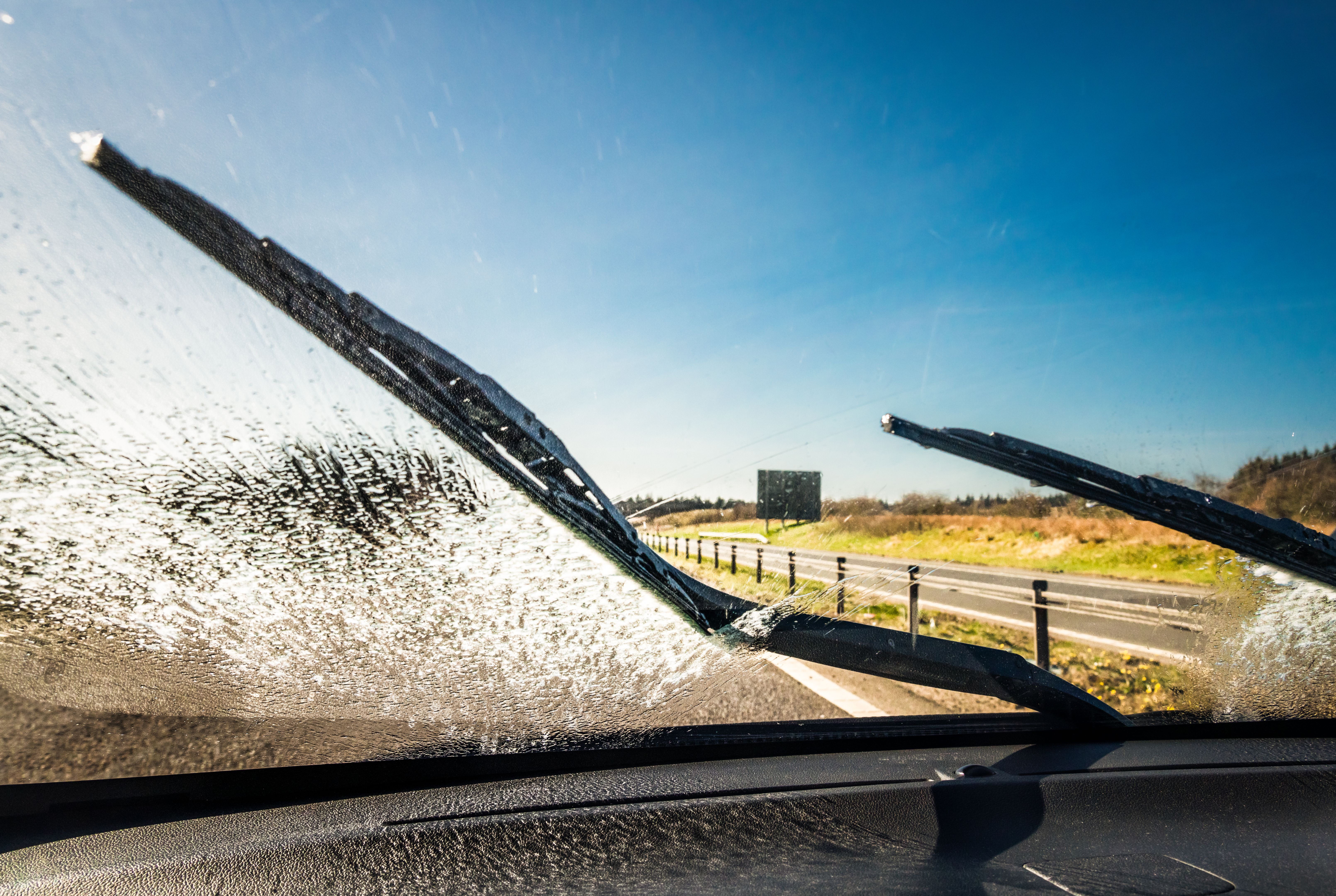 clean windshield