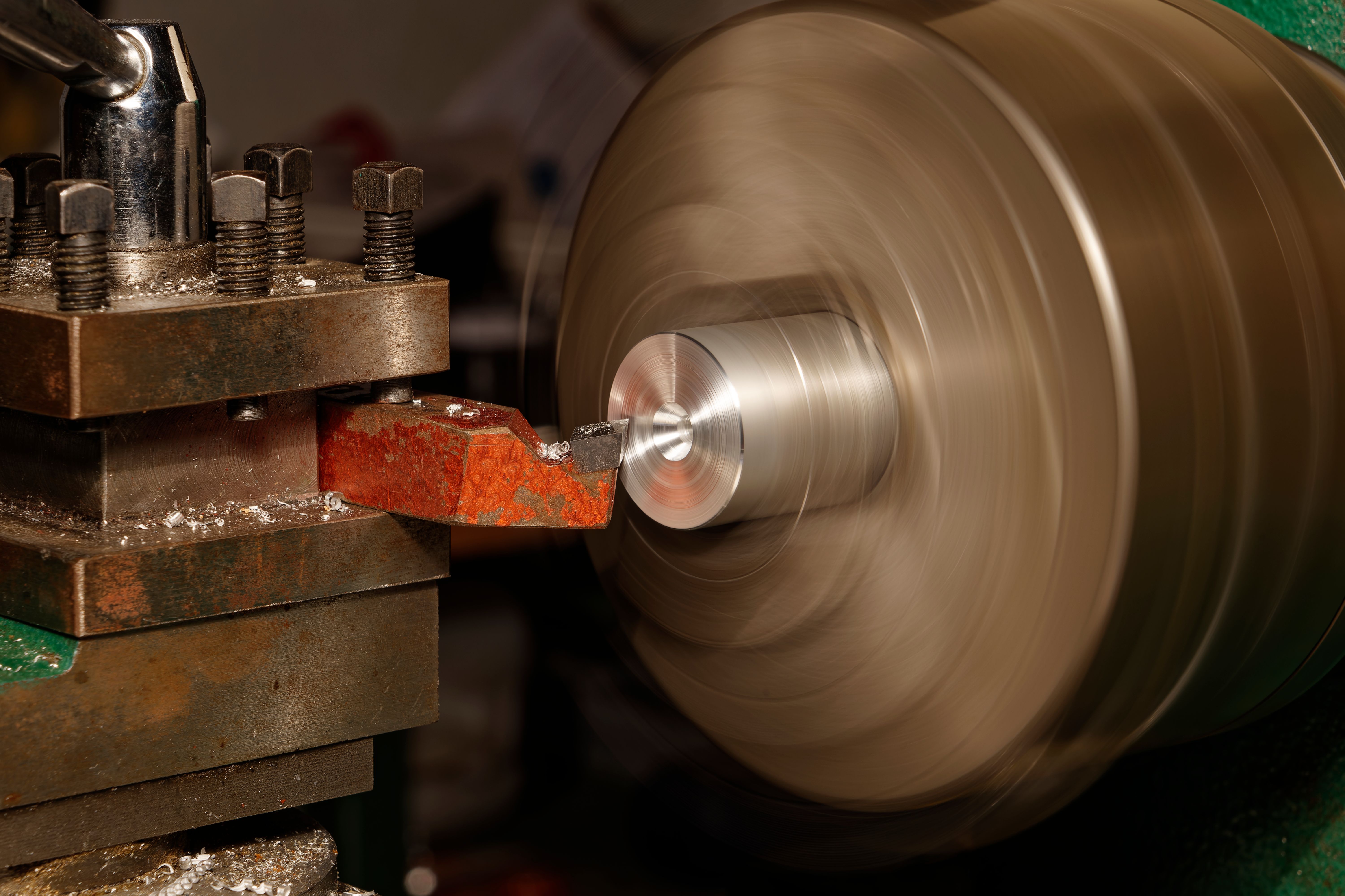 Lathe machine Plan turning