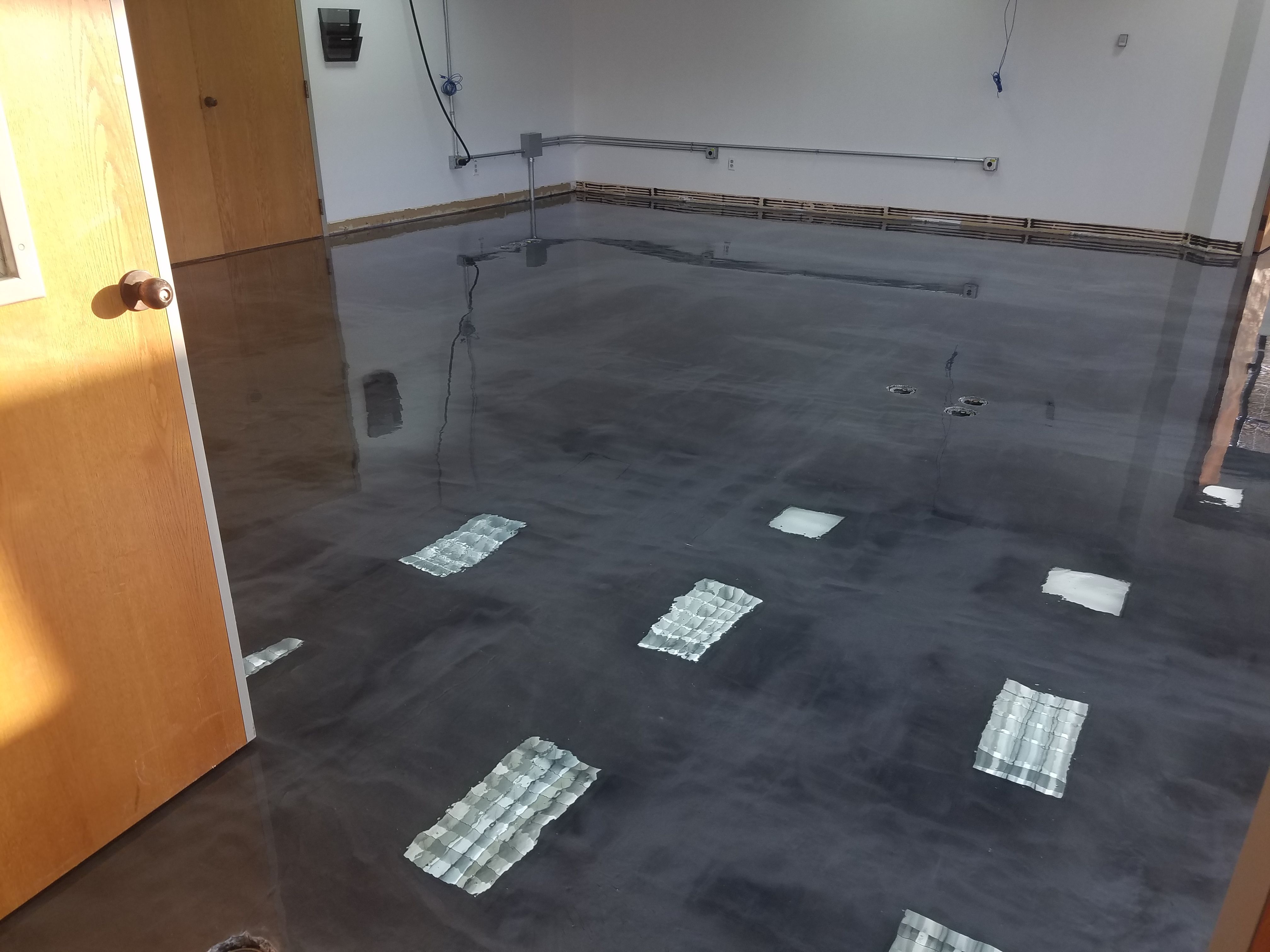 metallic epoxy floor