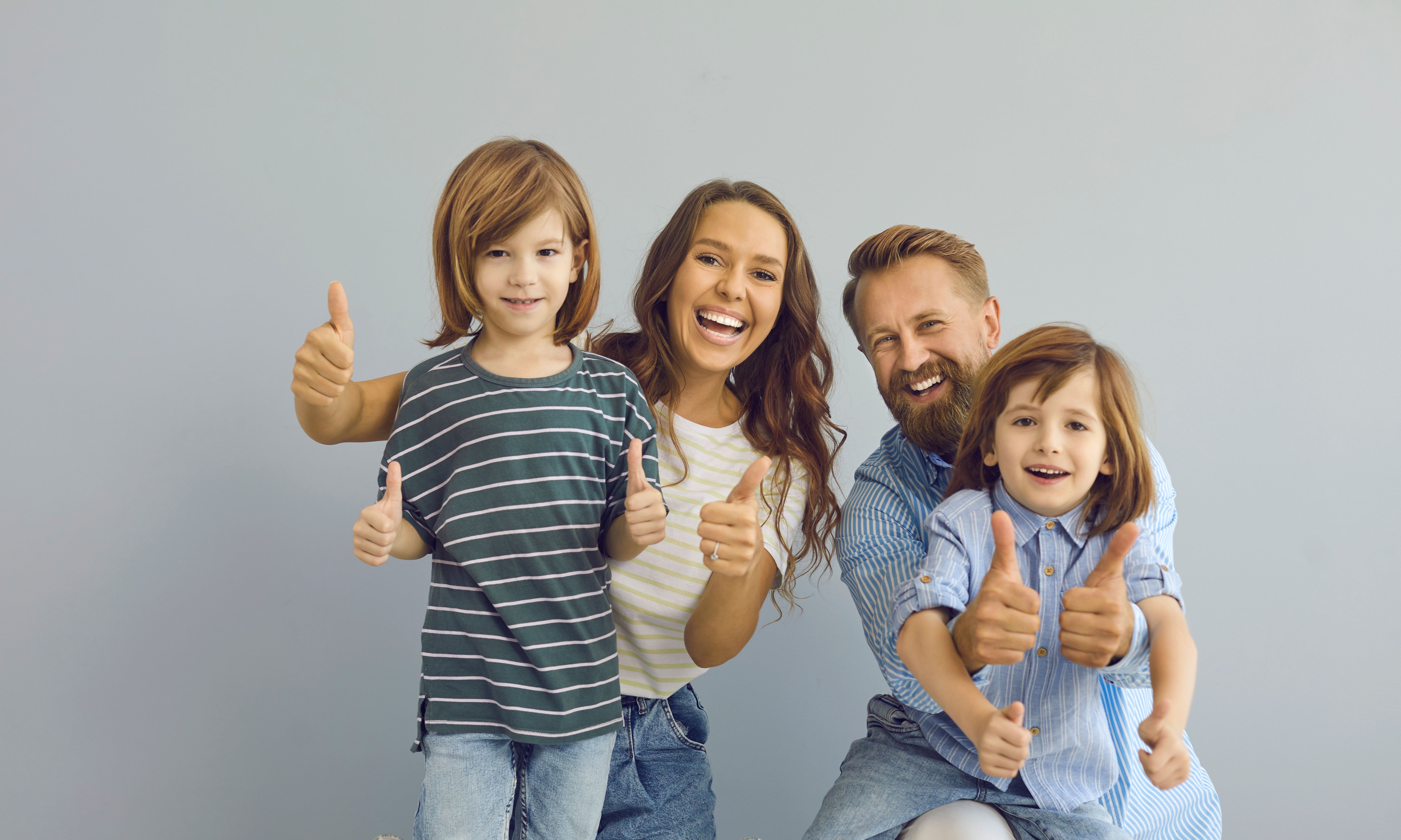 happy family testimonial
