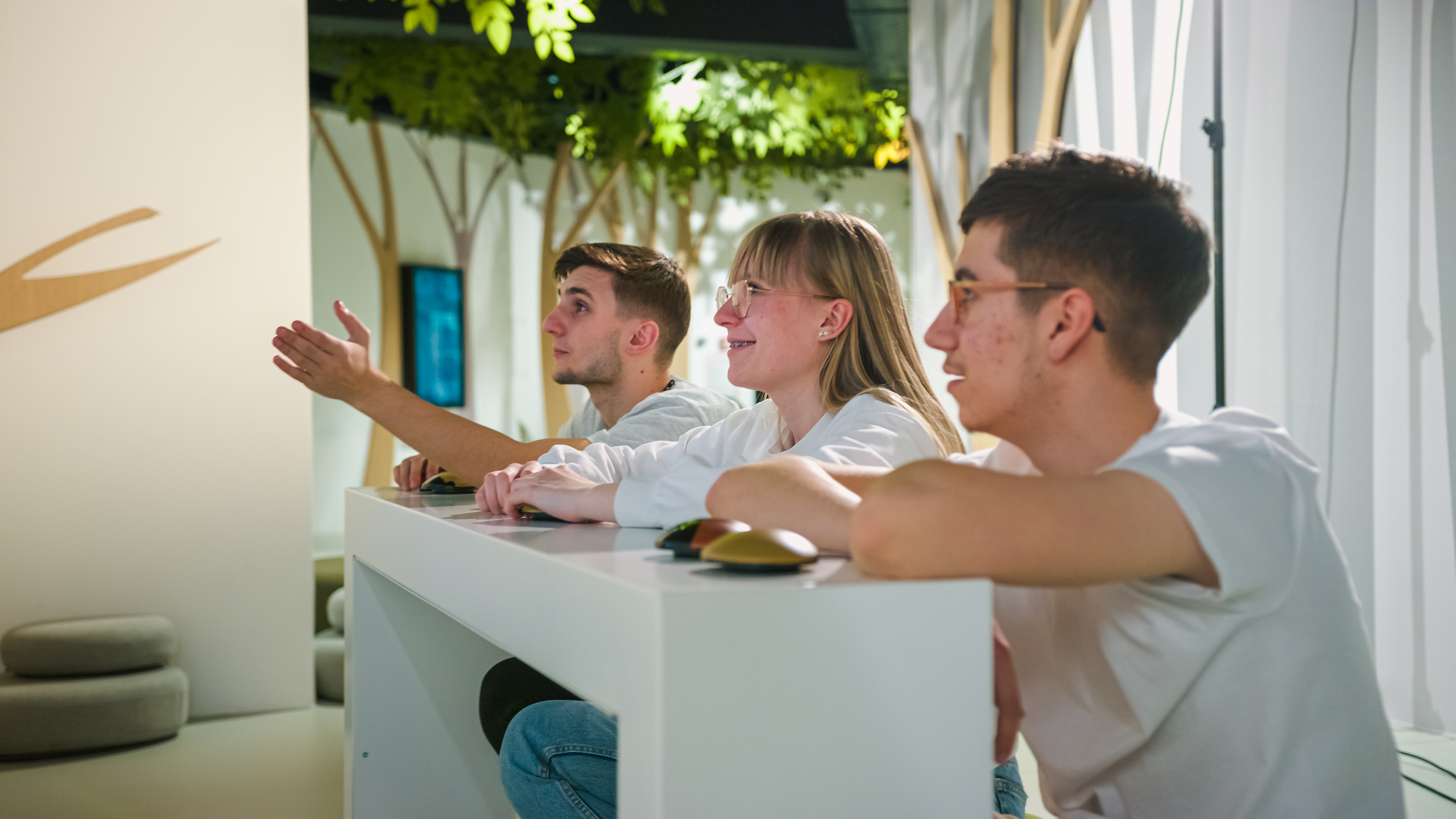 Students at a Quiz Competition