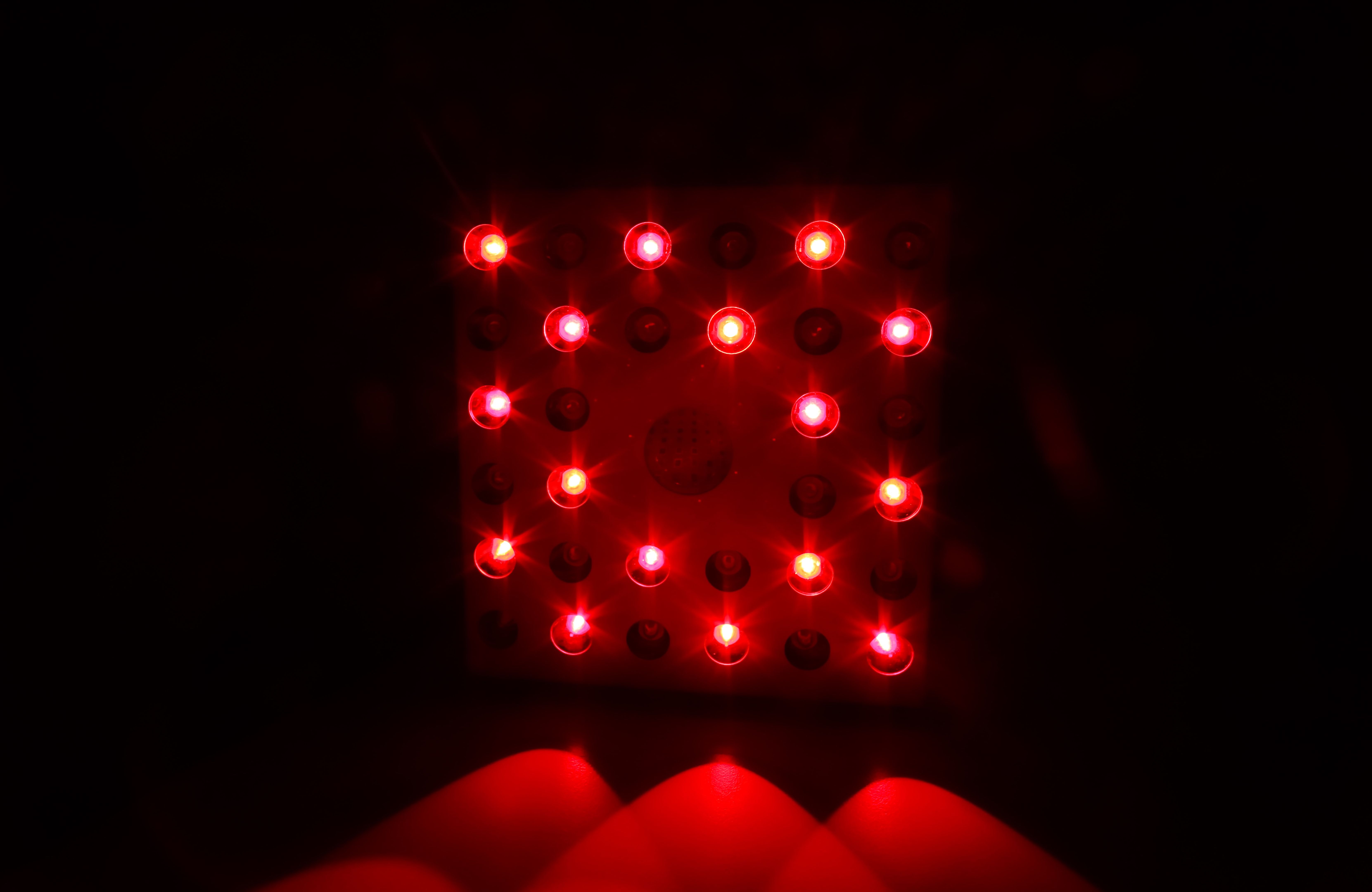 Illuminated Red Infrared Square Panel Therapy Light for Healing and Circadian Rythm