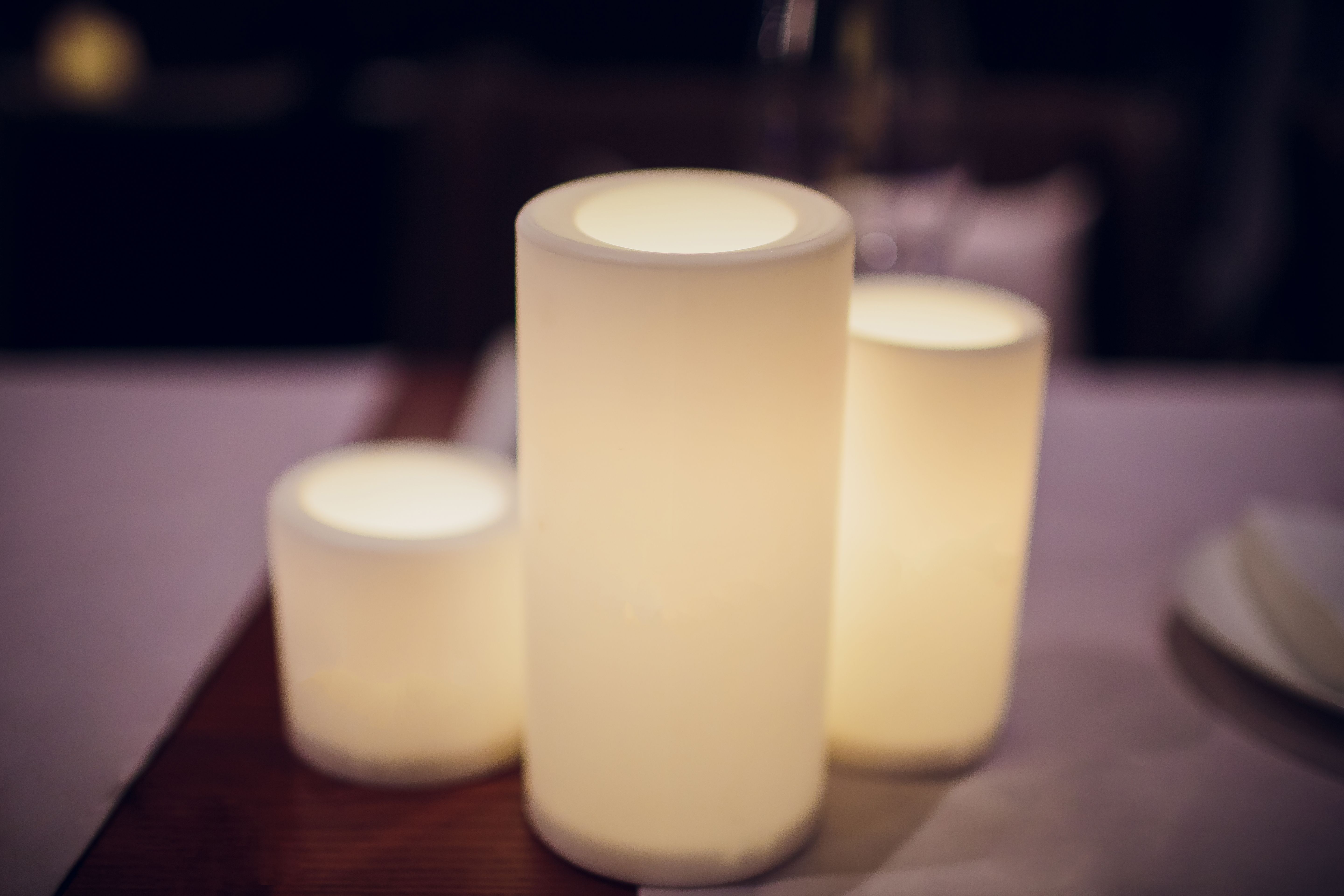 led candles dinner