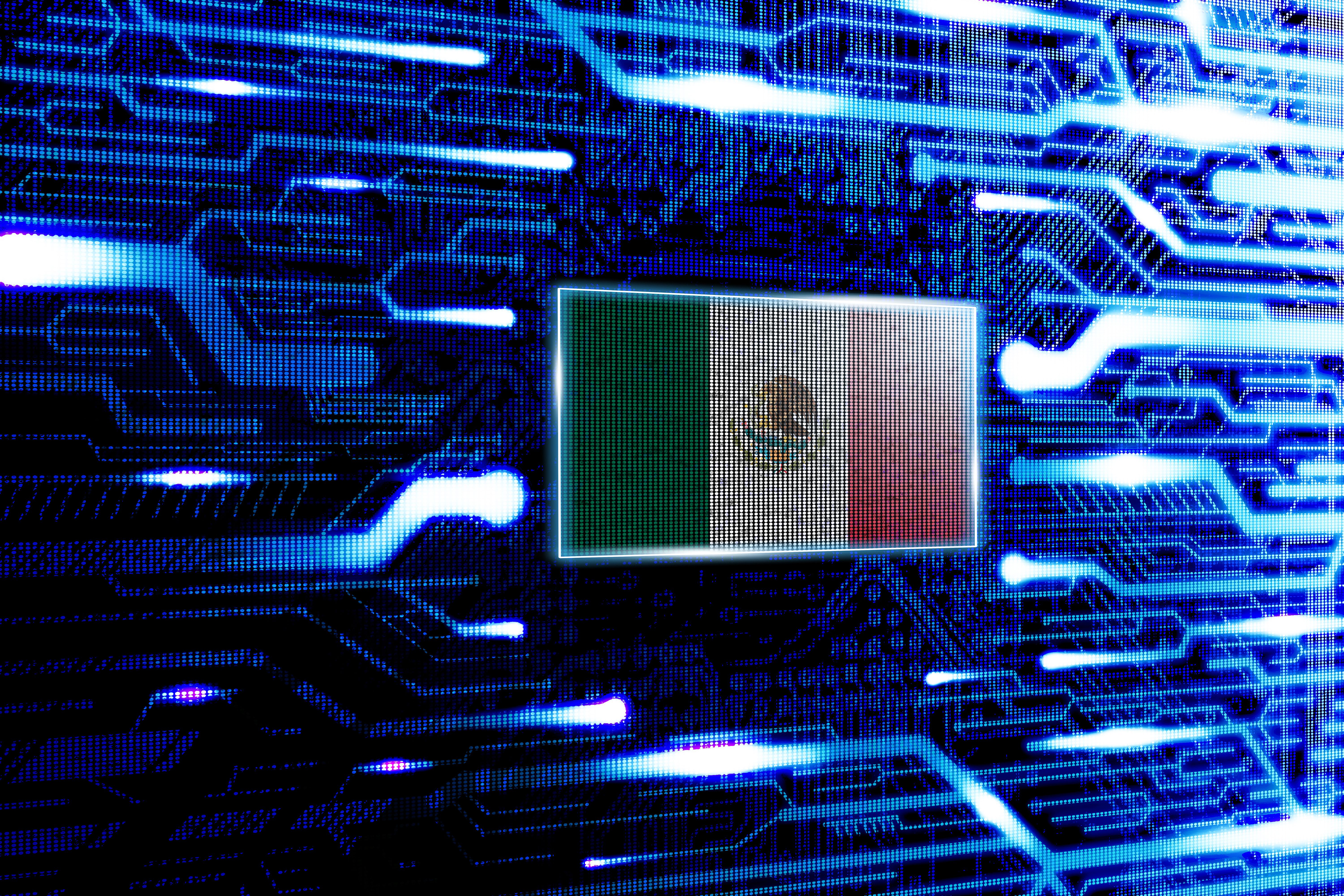 Mexico national official state flag