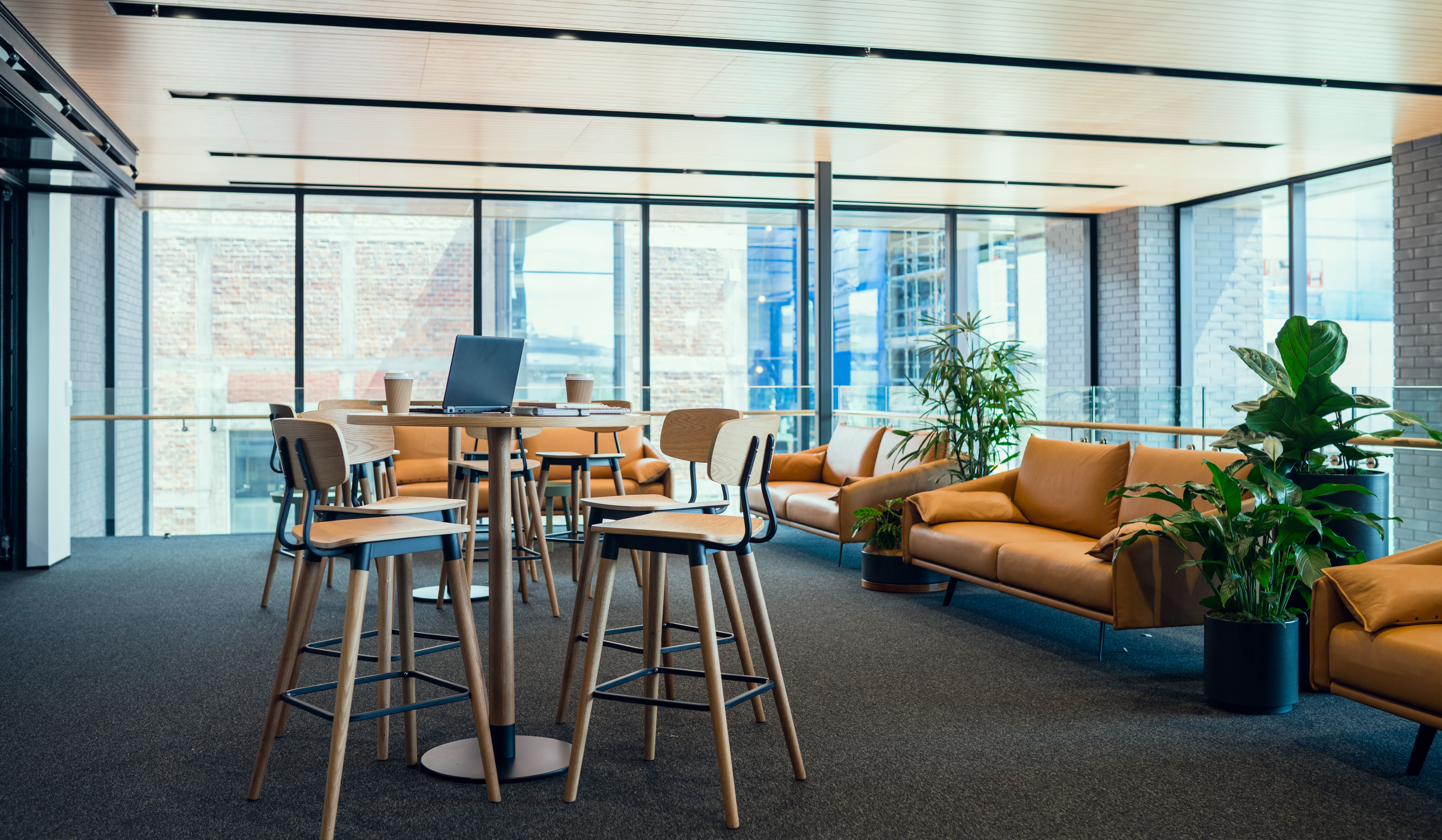 Interior of empty office.