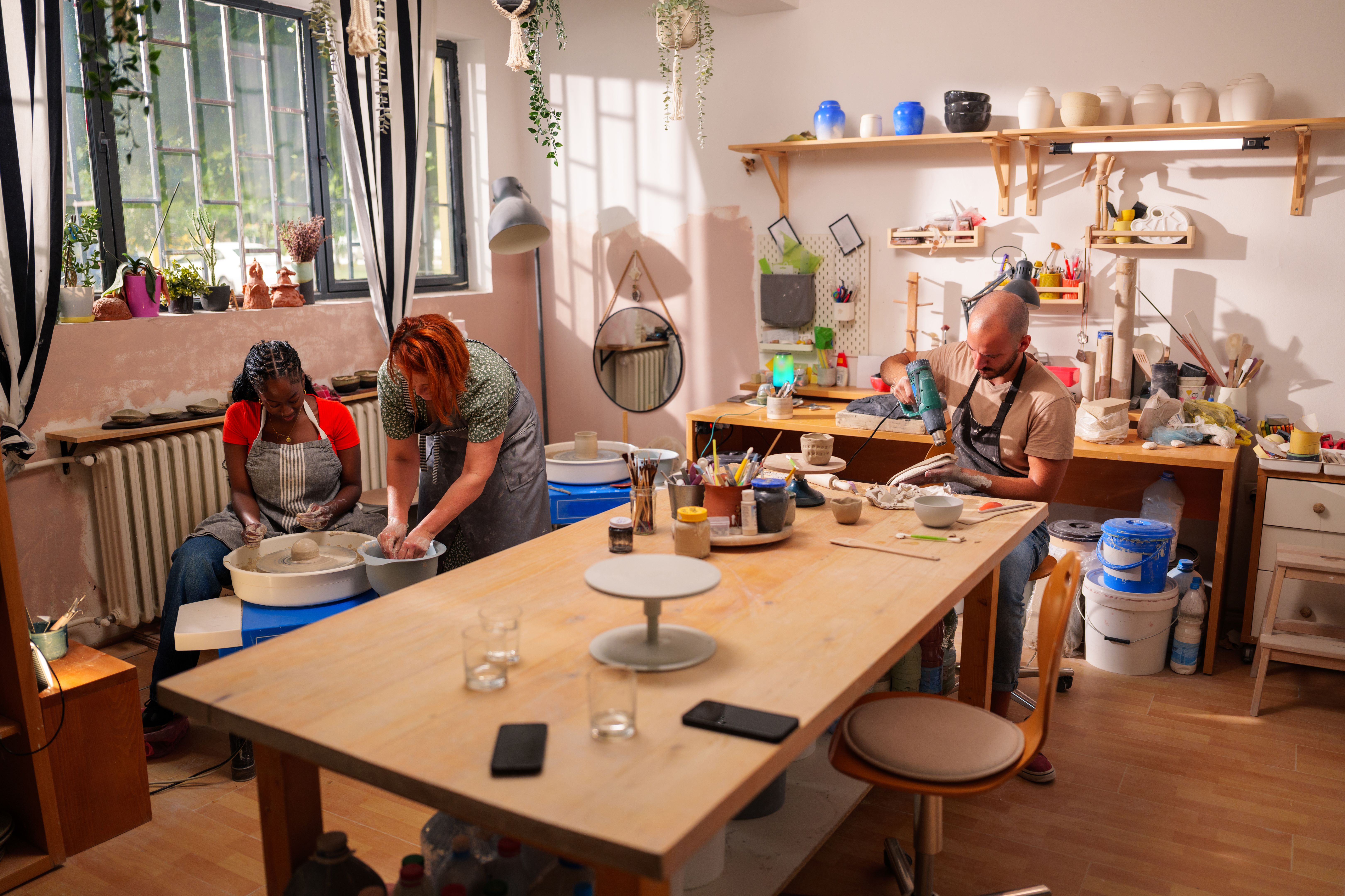 local artisan crafting