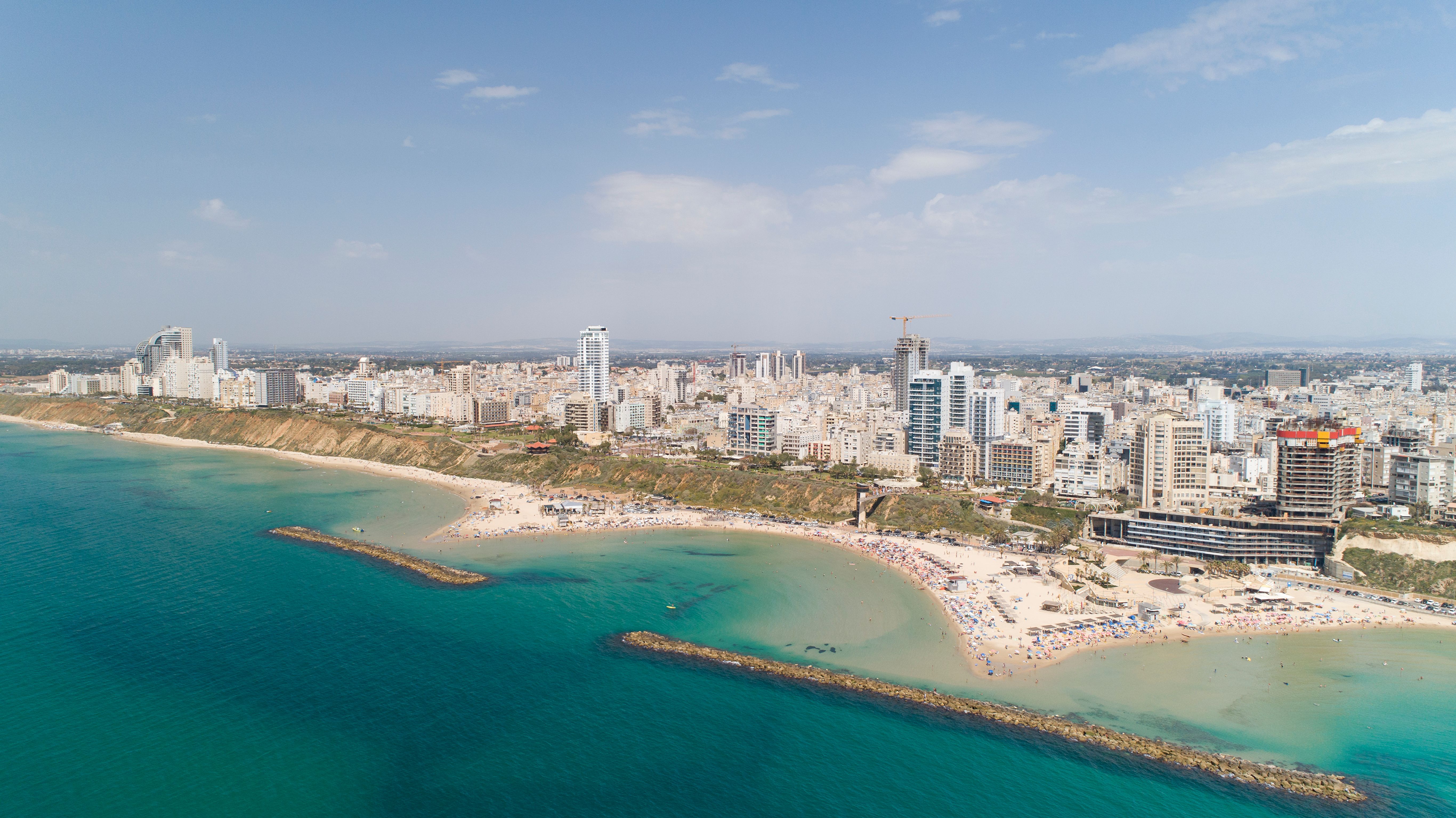 netanya coastline