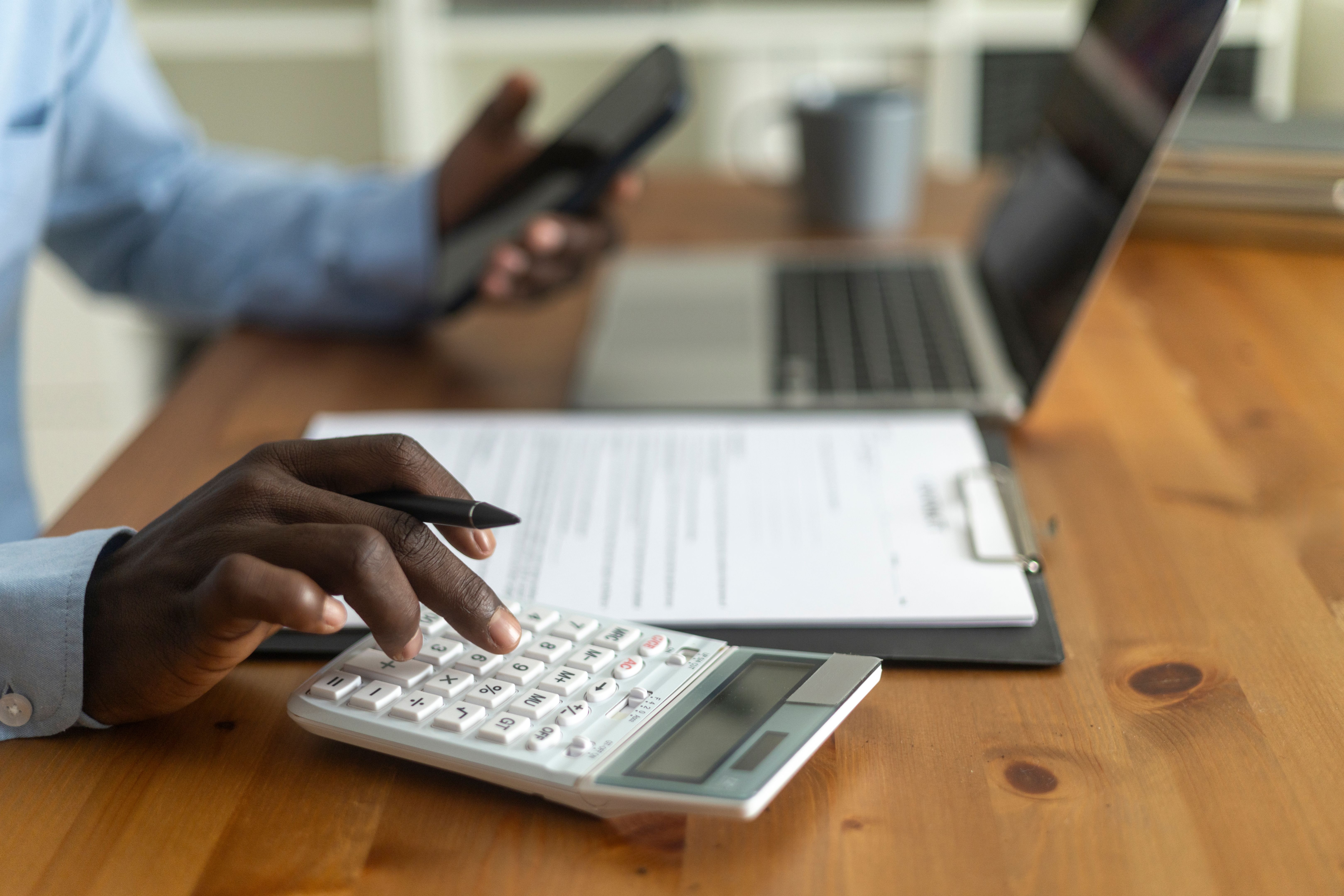 calculator and moving