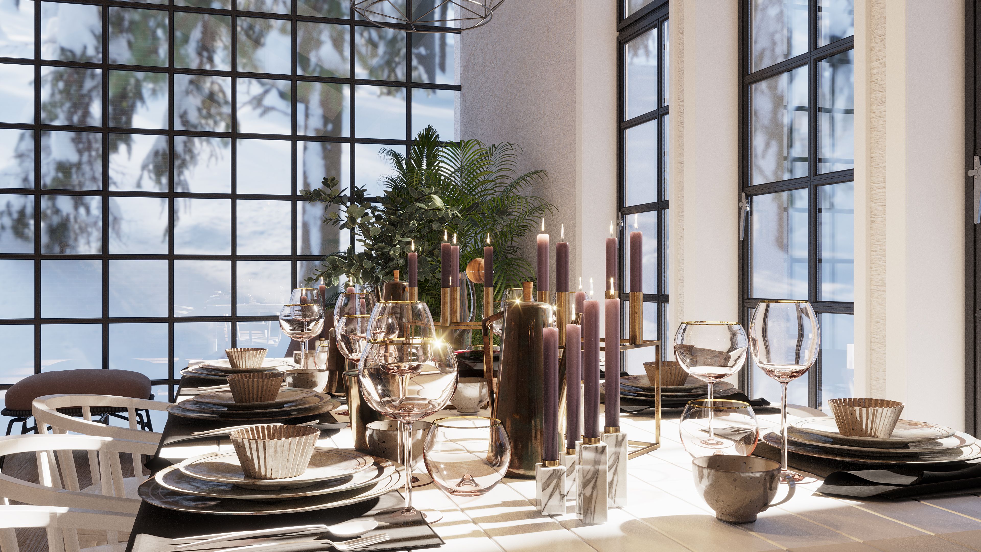 farmhouse dining decor