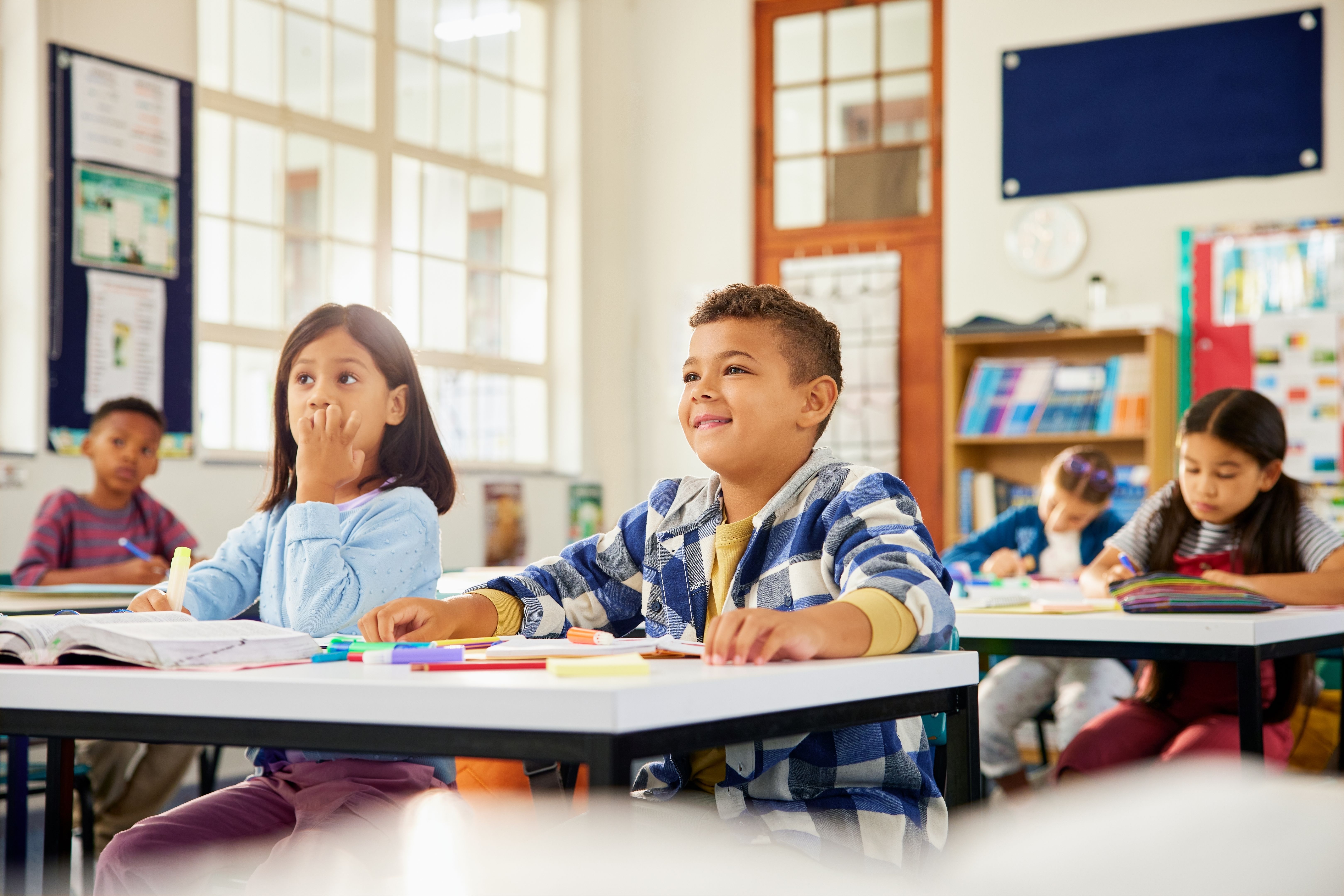 students in classroom