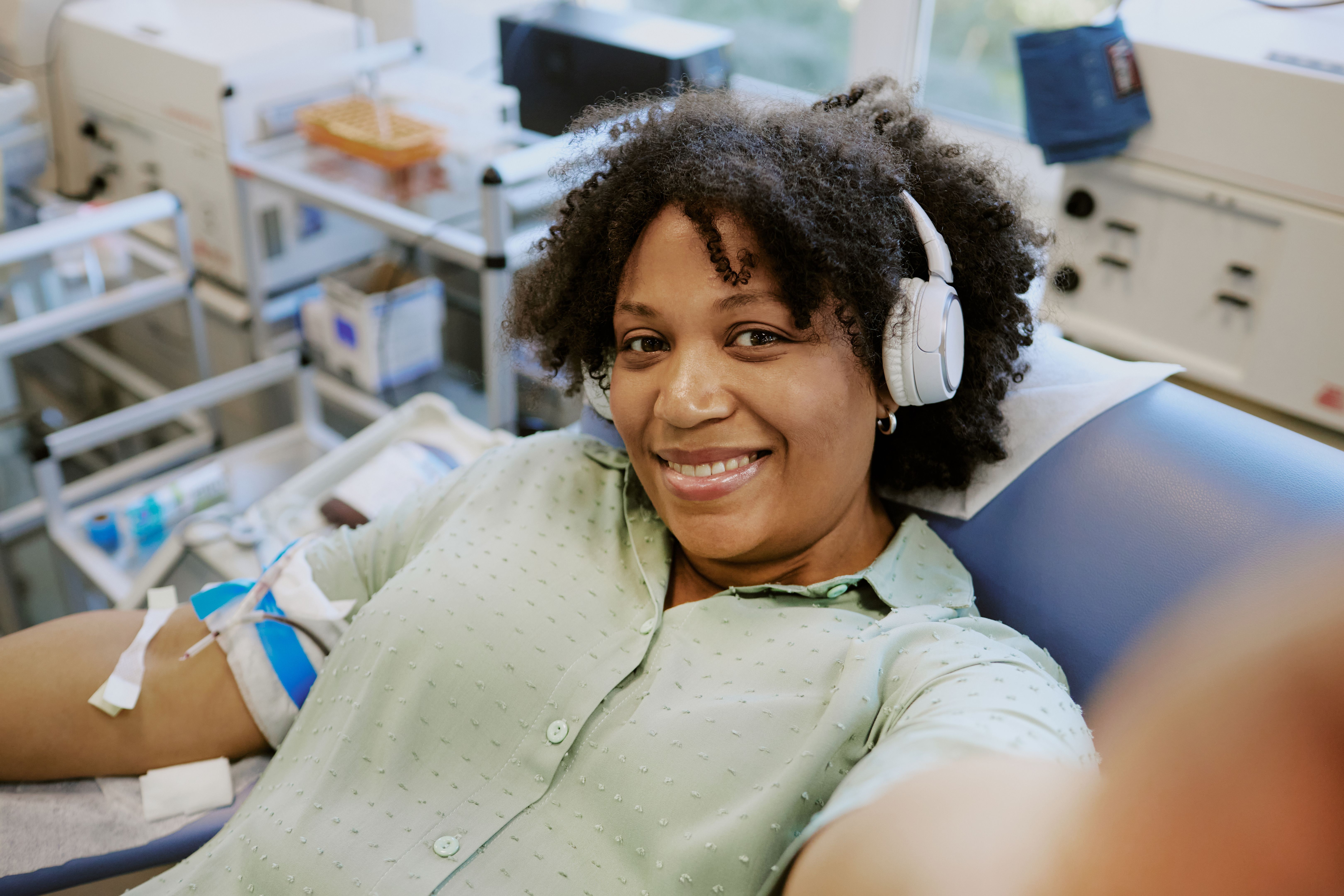 relax during blood draw