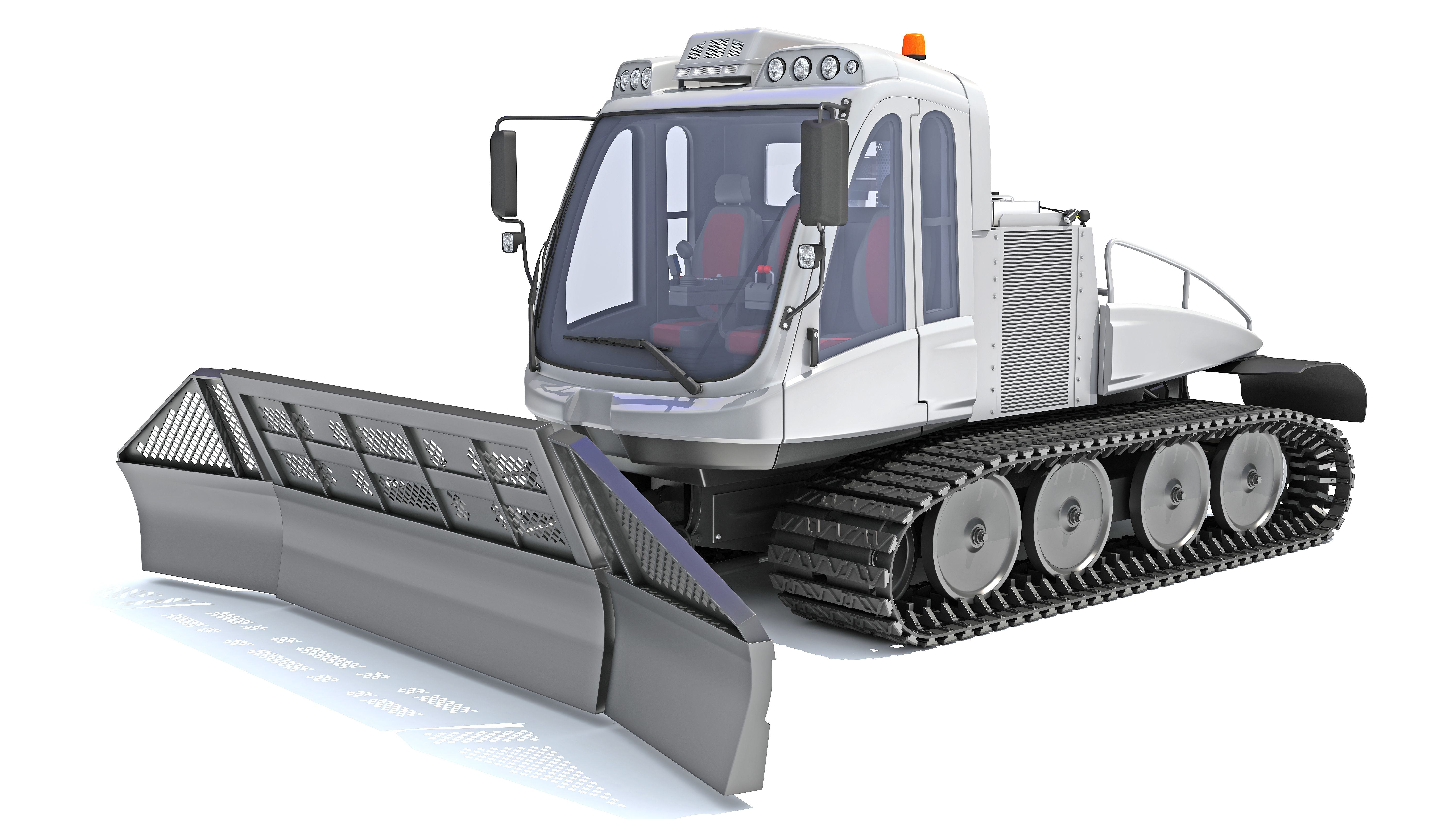 snow plow vehicle