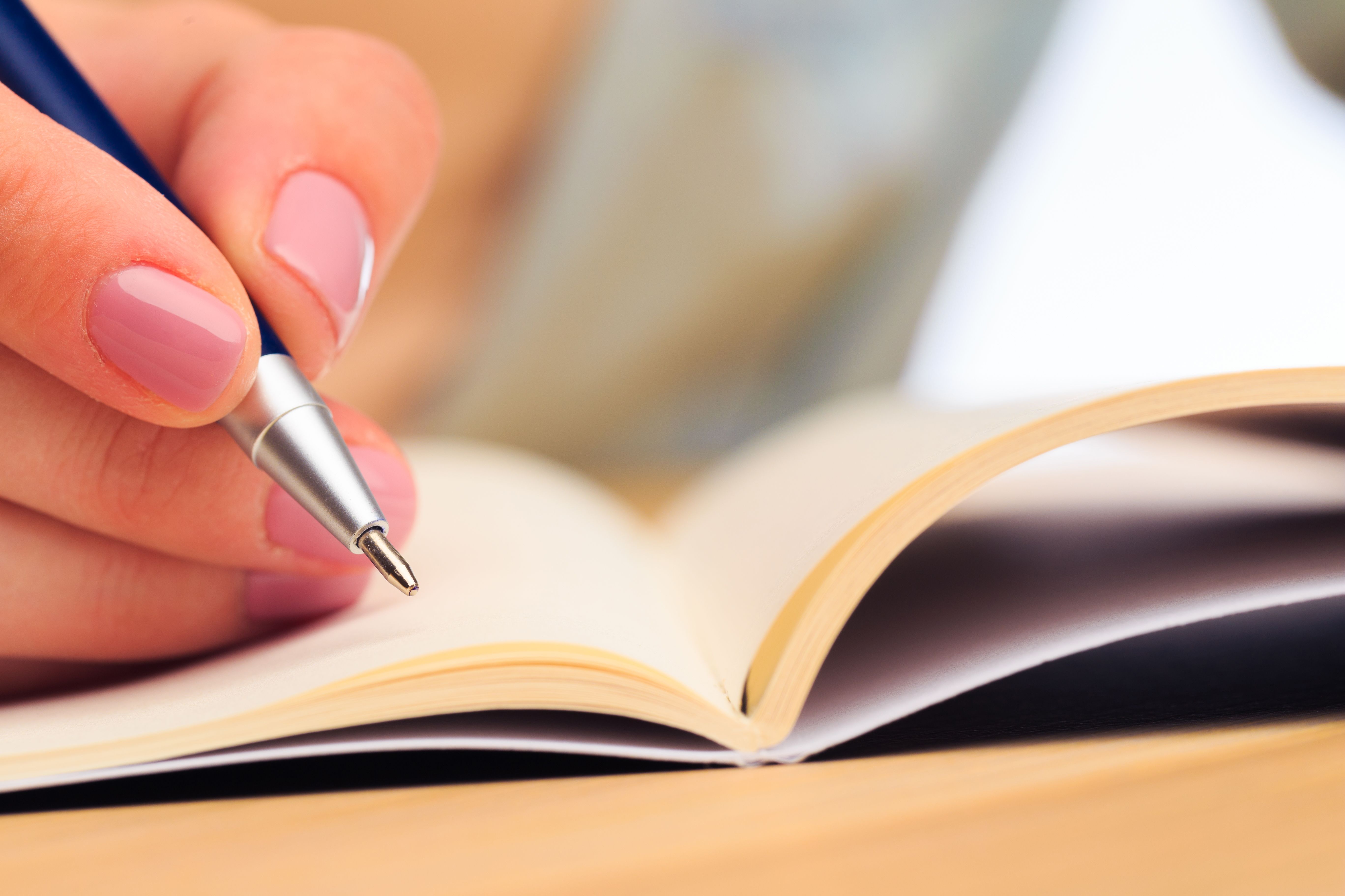 Entrepreneur tenant un journal entrepreneurial pour observer sa croissance organique