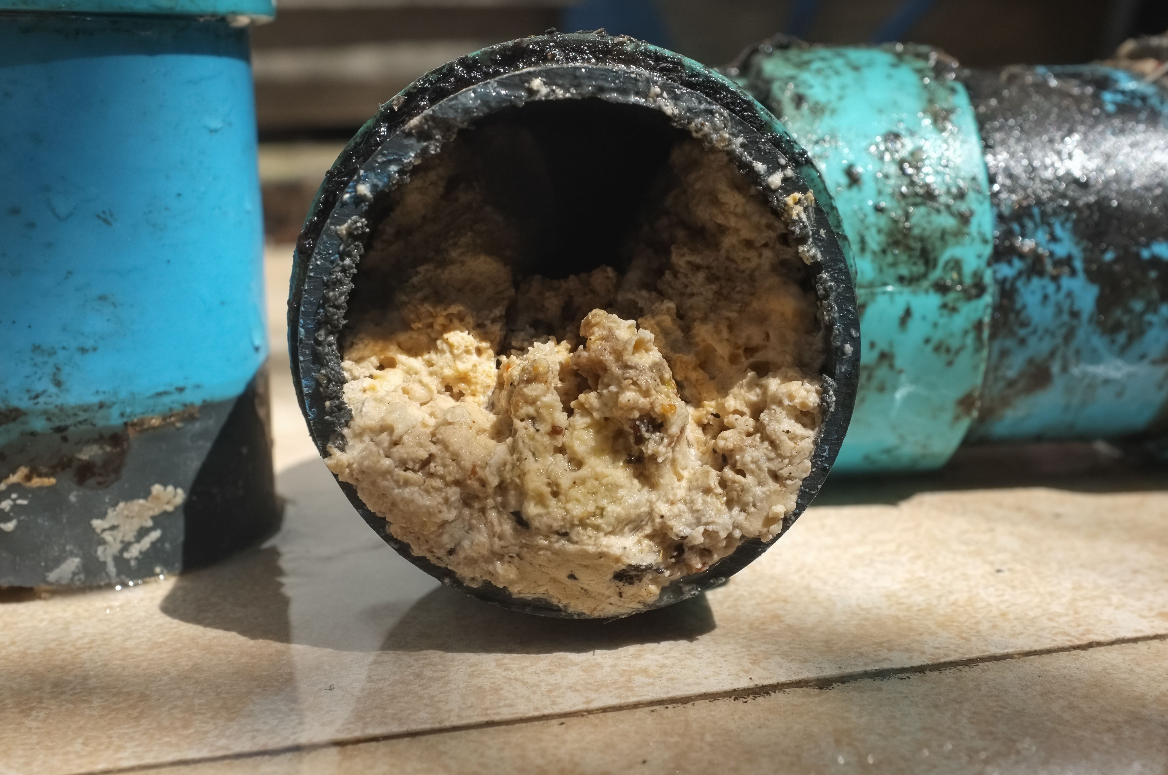 clogged pipe maintenance
