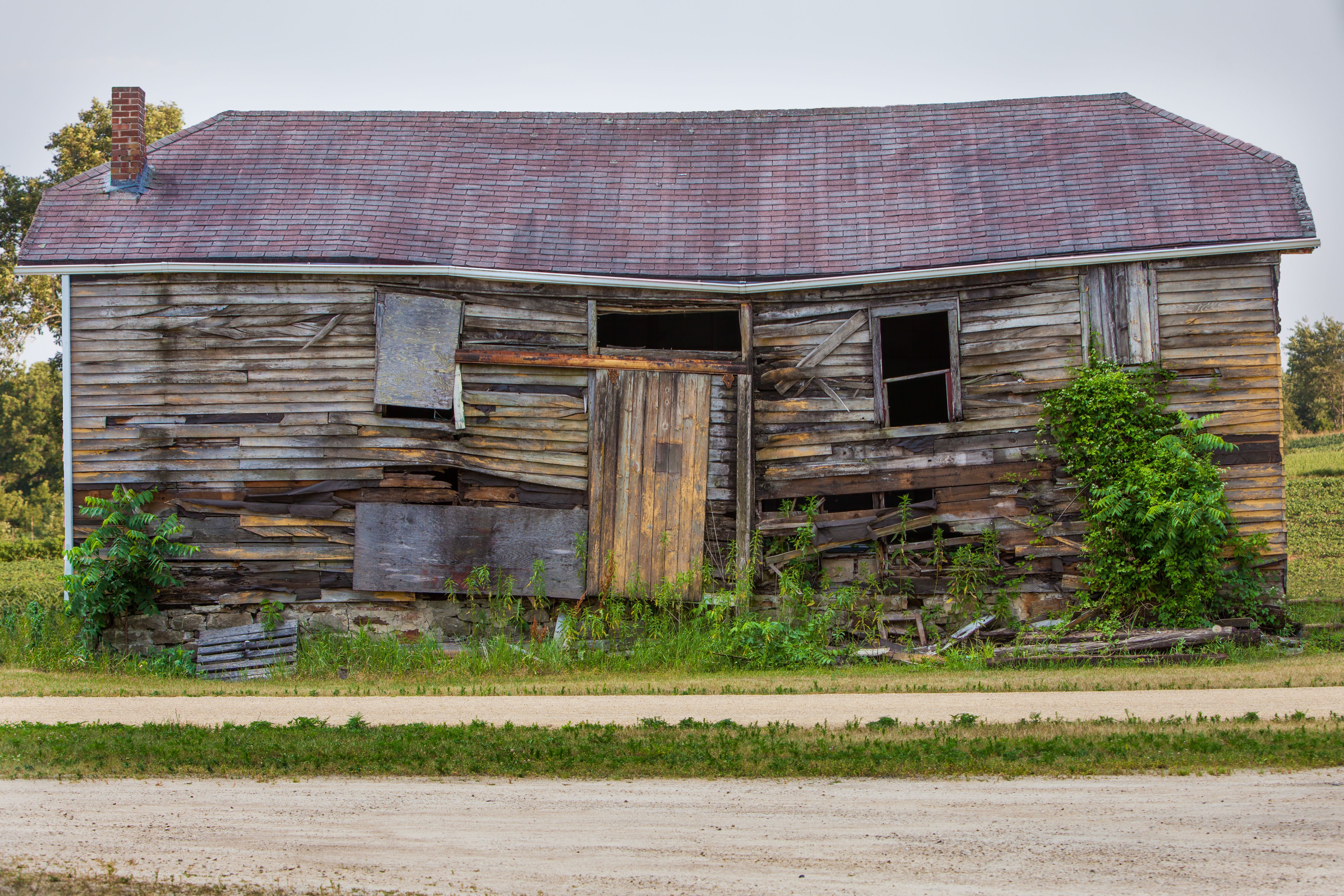 sagging roof