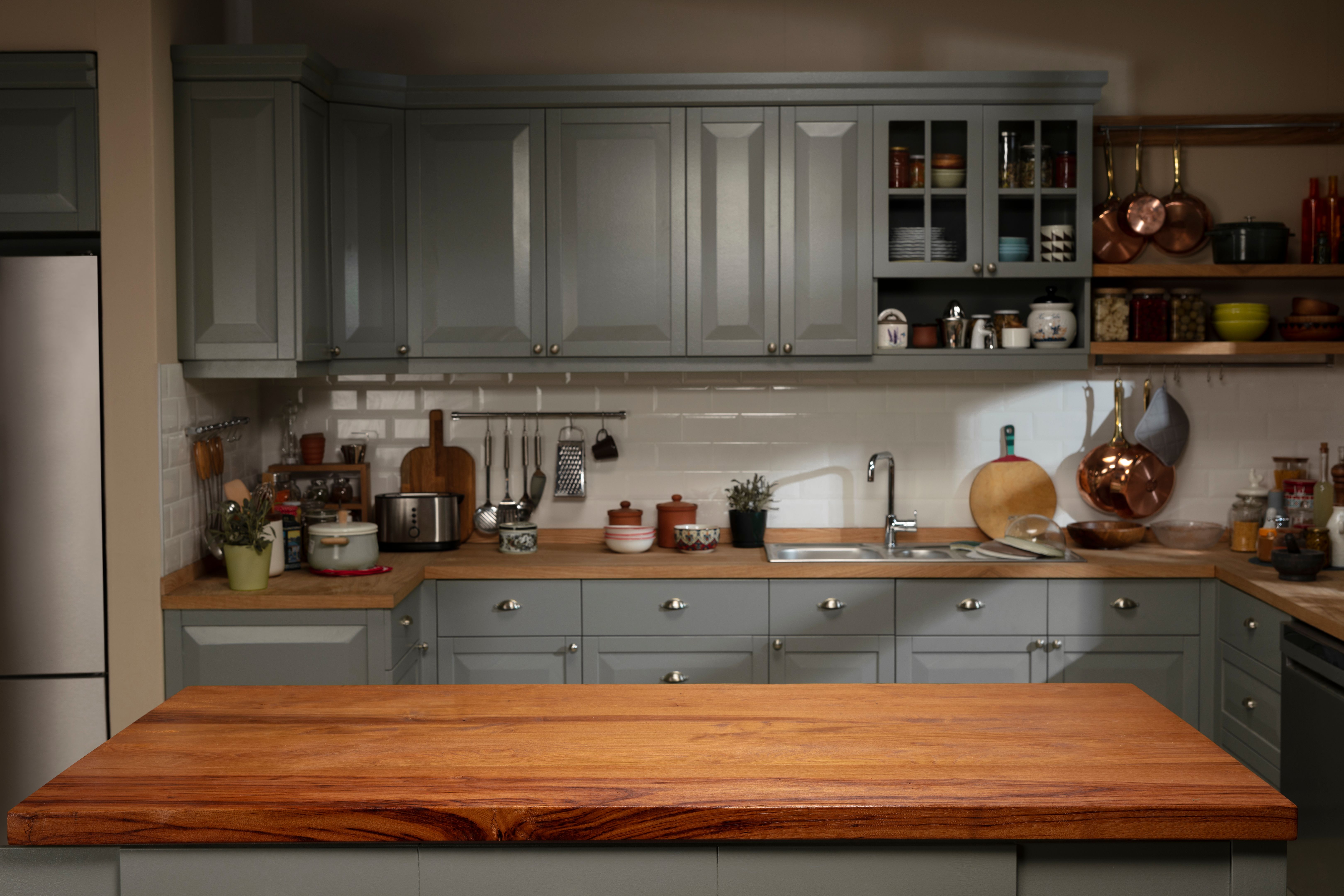 rural wooden kitchen