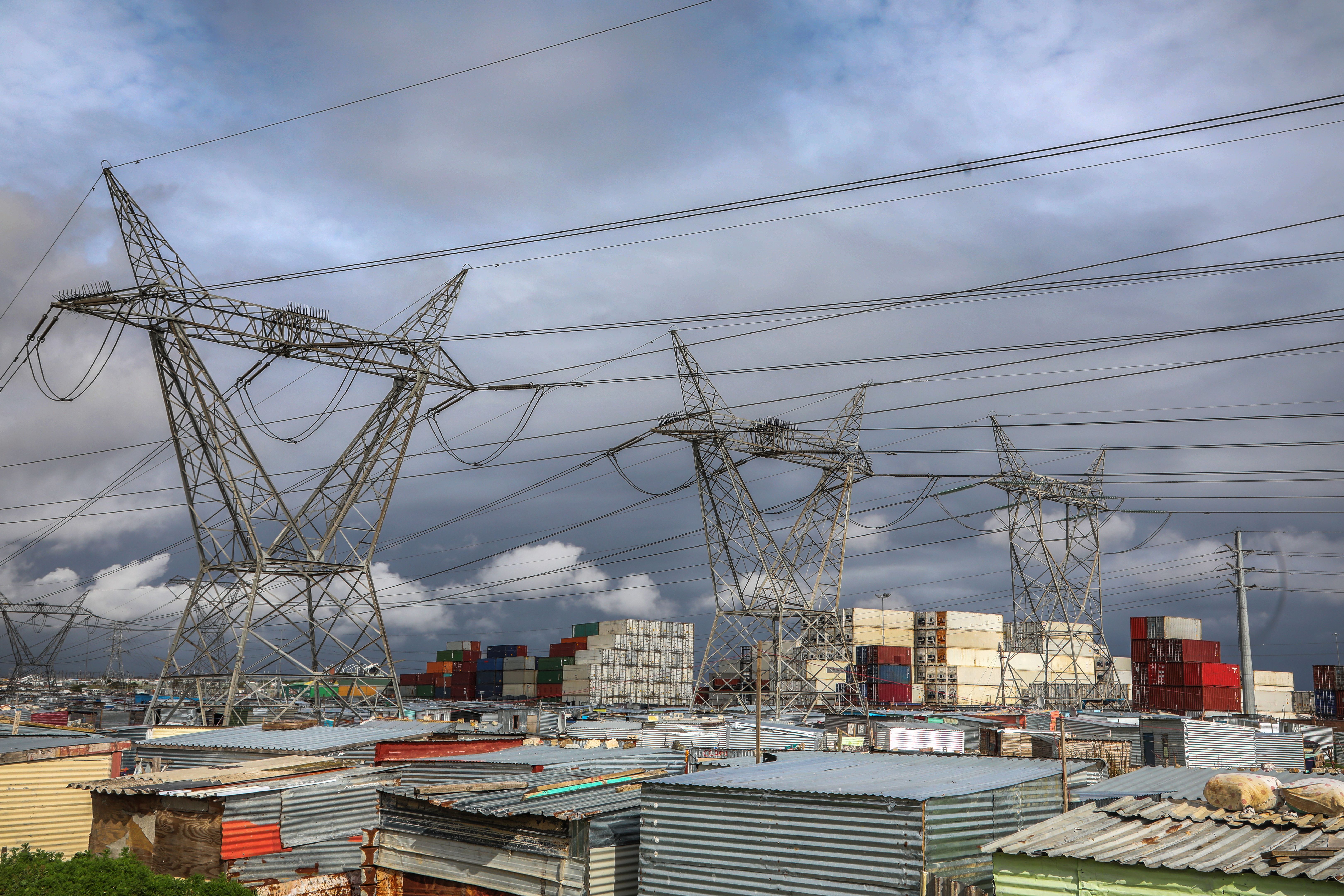 Dunoon township in Cape Town, South Africa.