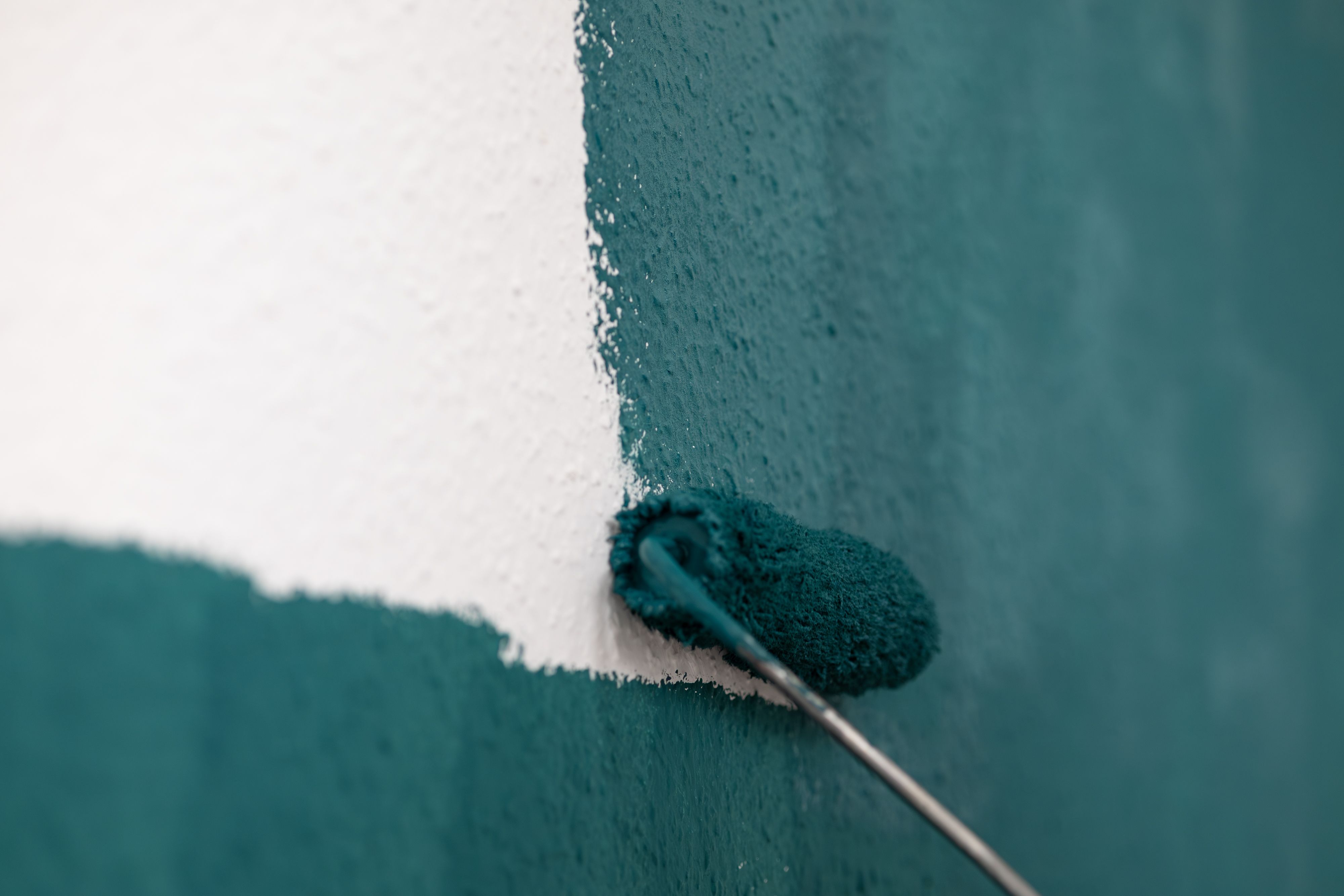 house painting closeup