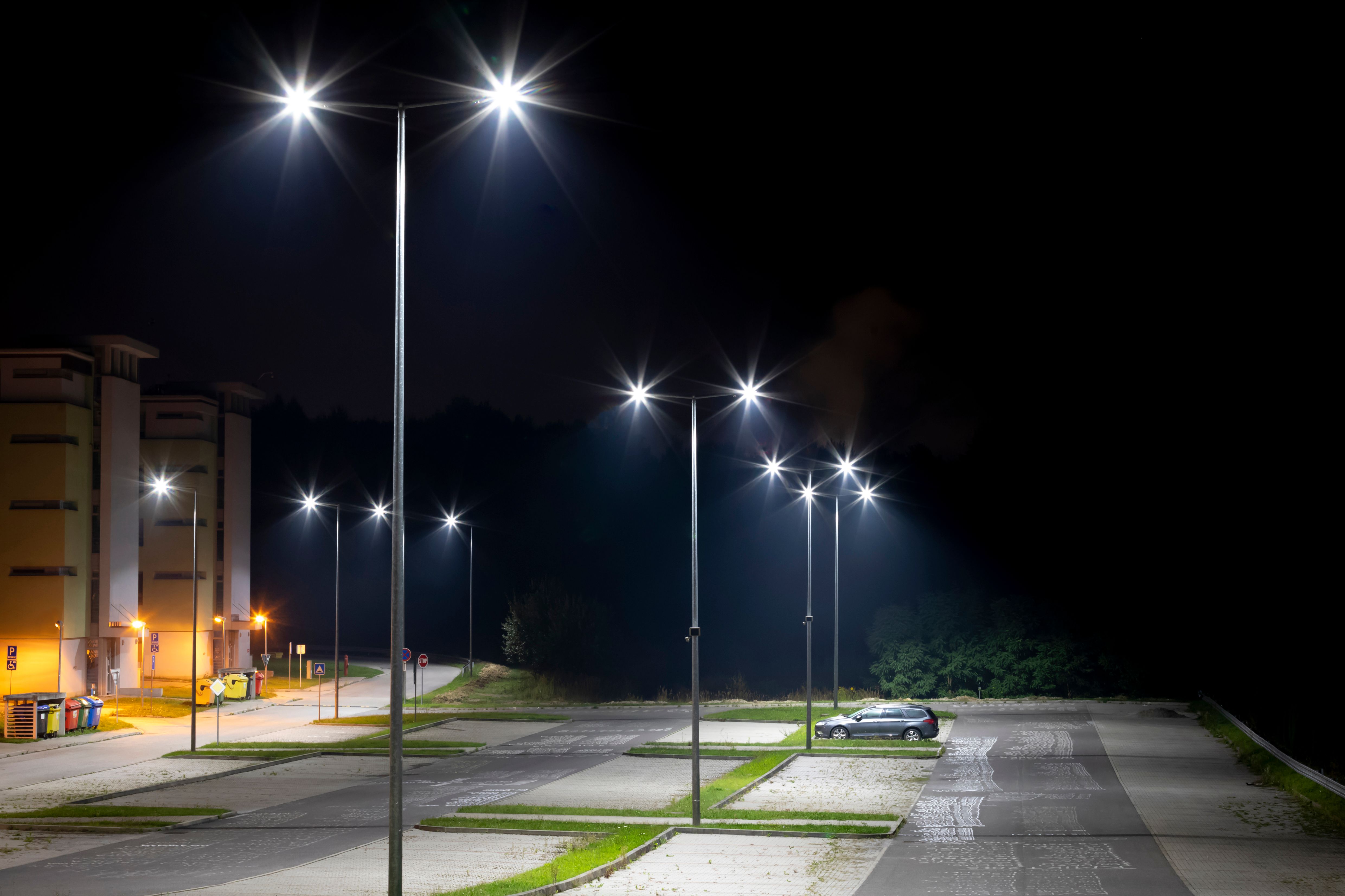 parking lot lights