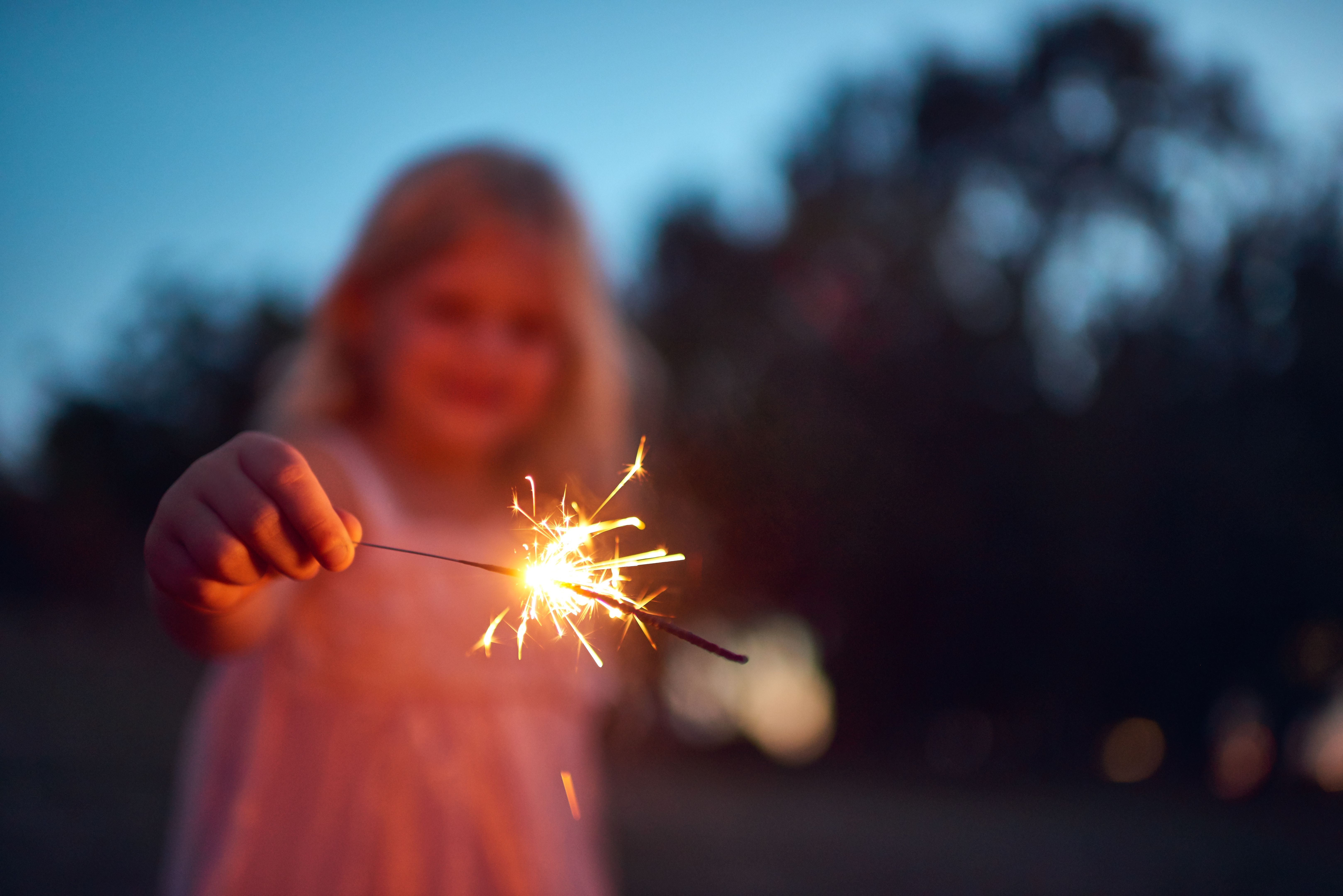 sparkler celebration