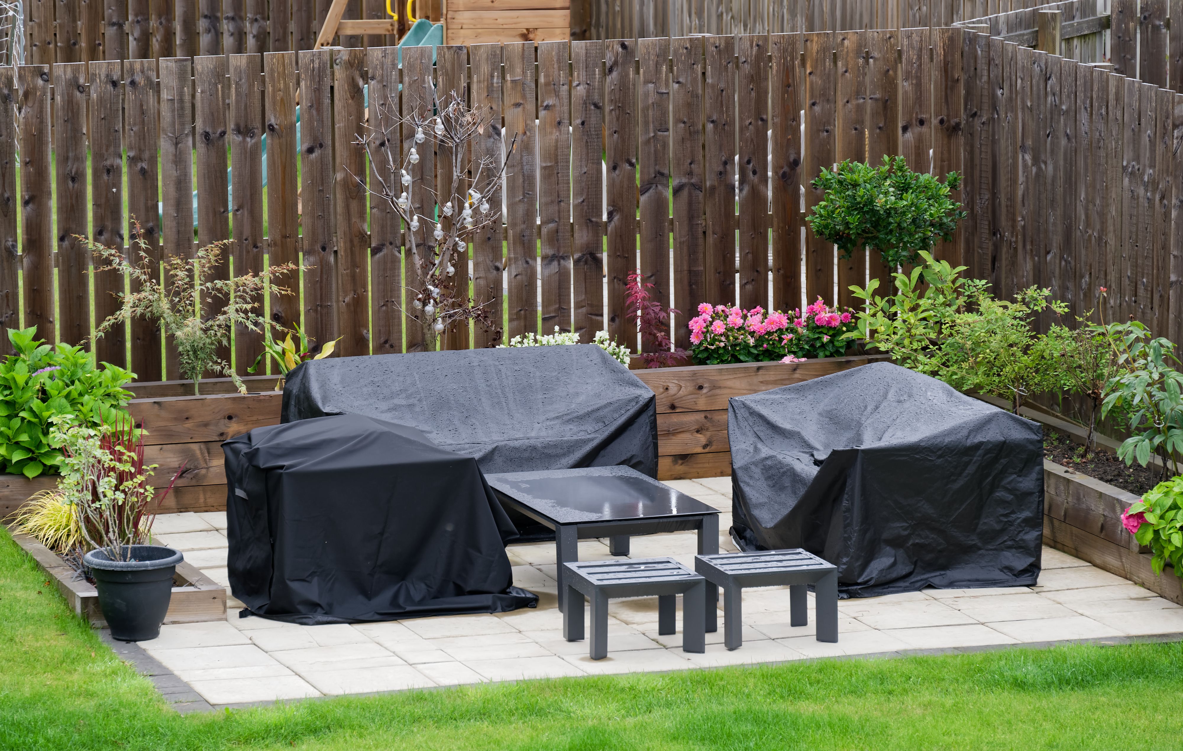 secured outdoor furniture