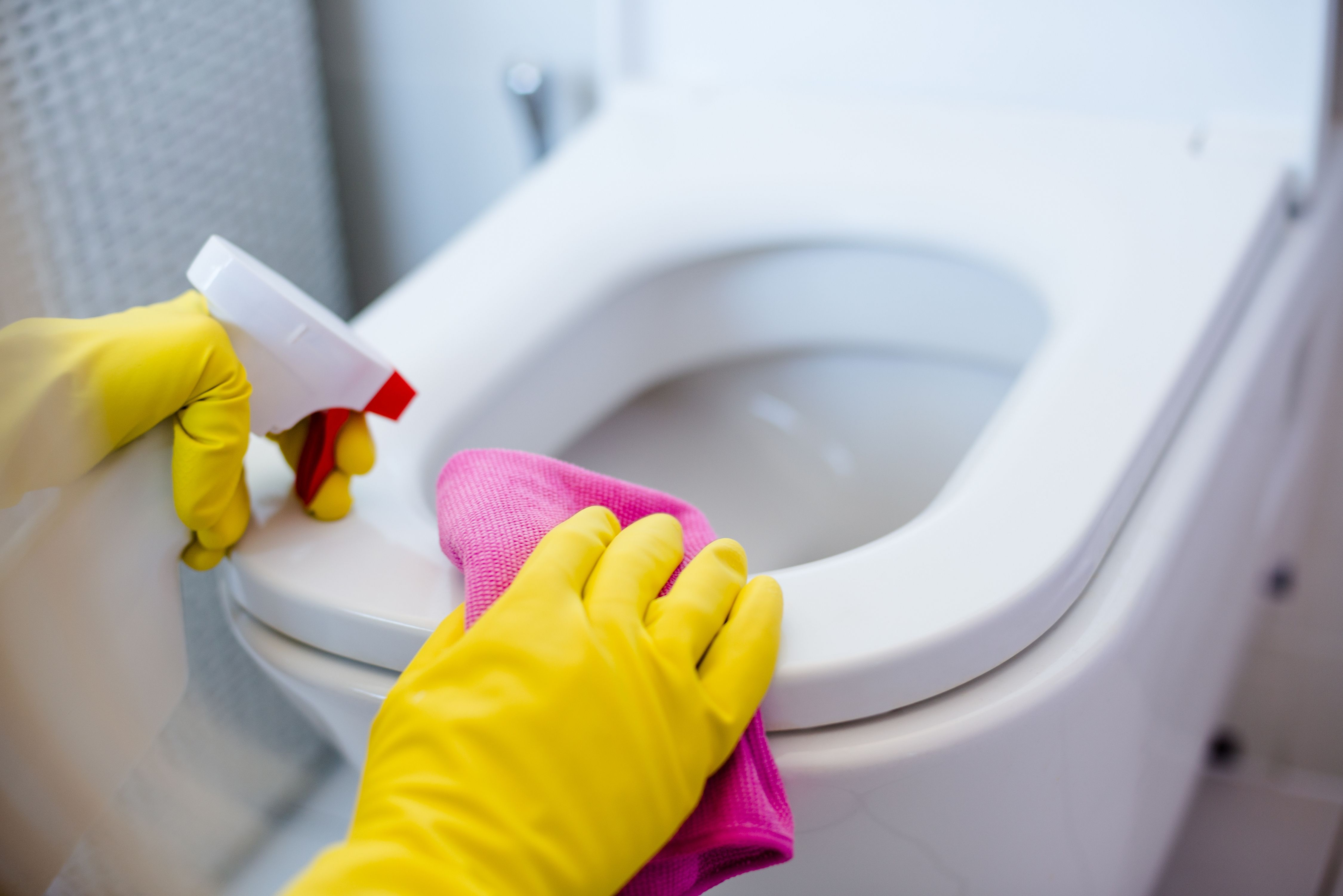 bathroom clean