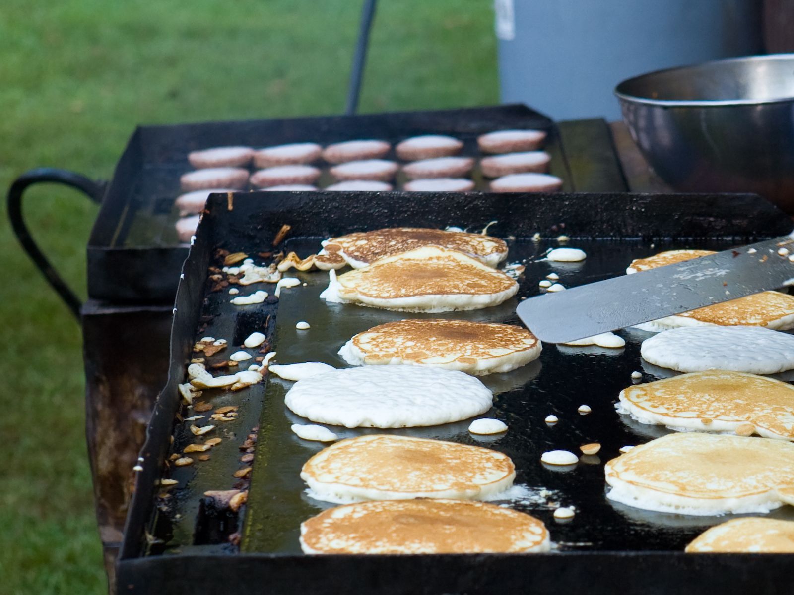 outdoor griddle cooking